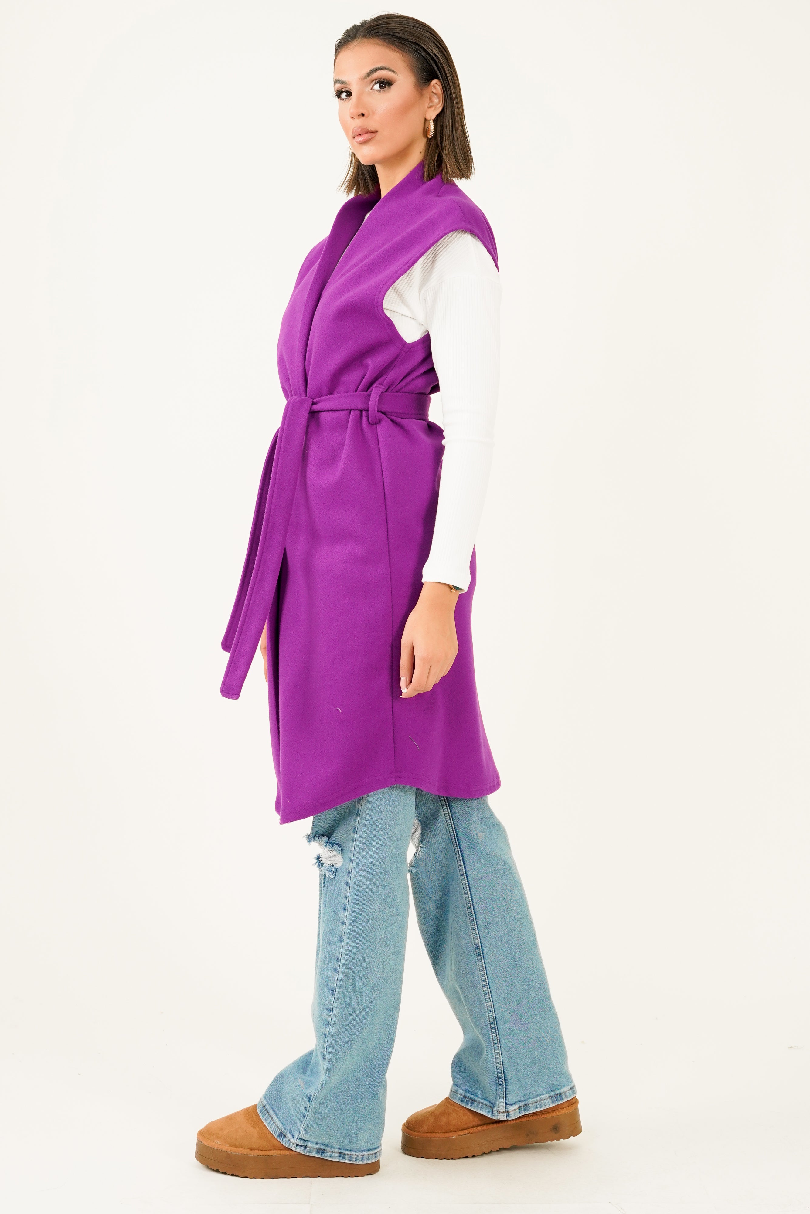 Mona Gilet - Purple