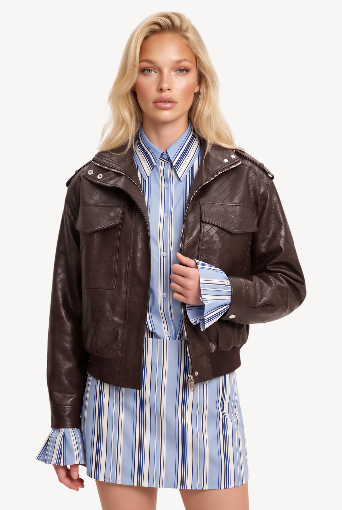 Choco Biker Jacket