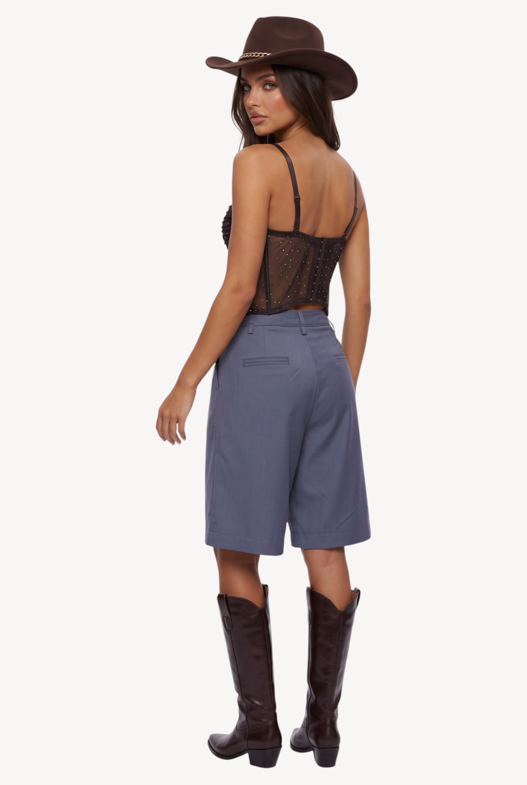 Midnight Sculpt Corset Top