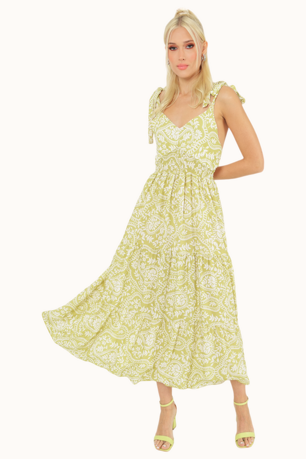 Oliva Dress - Yellow