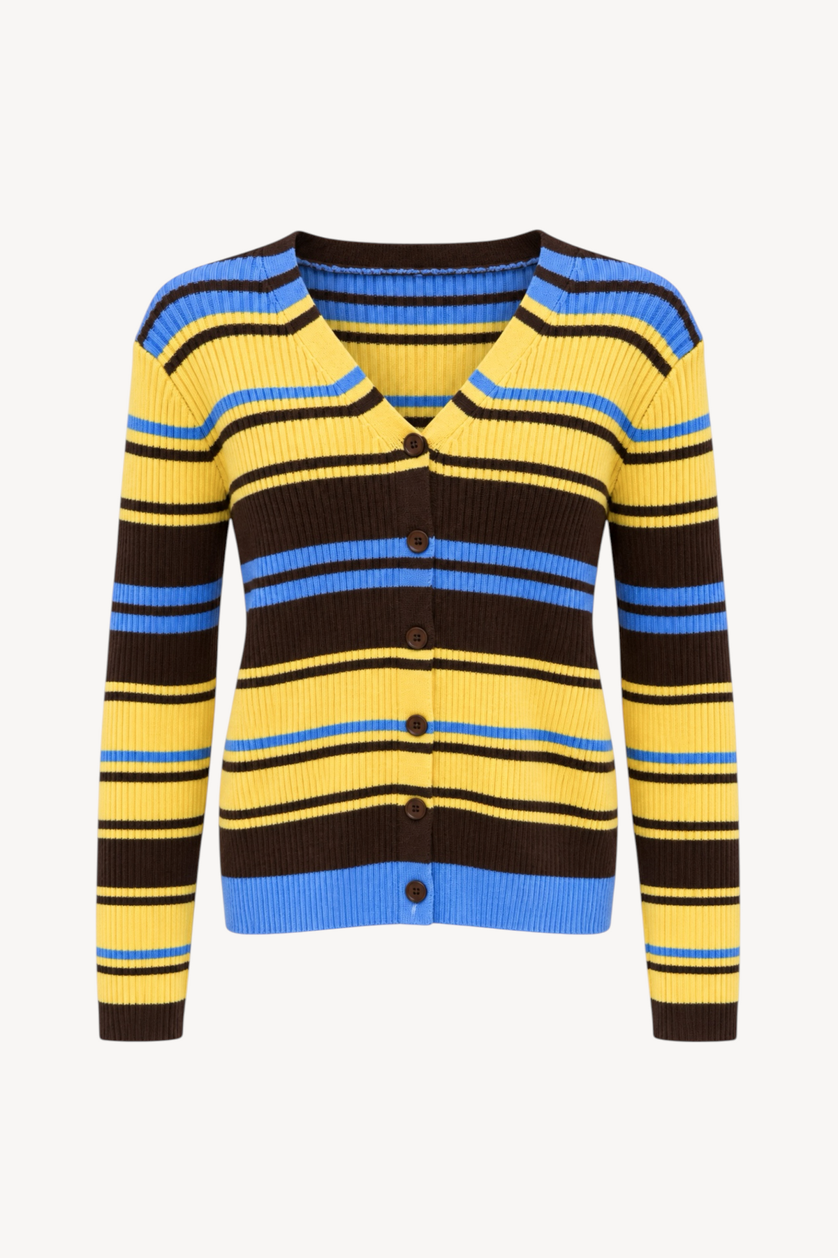 Golden Days Striped Cardigan