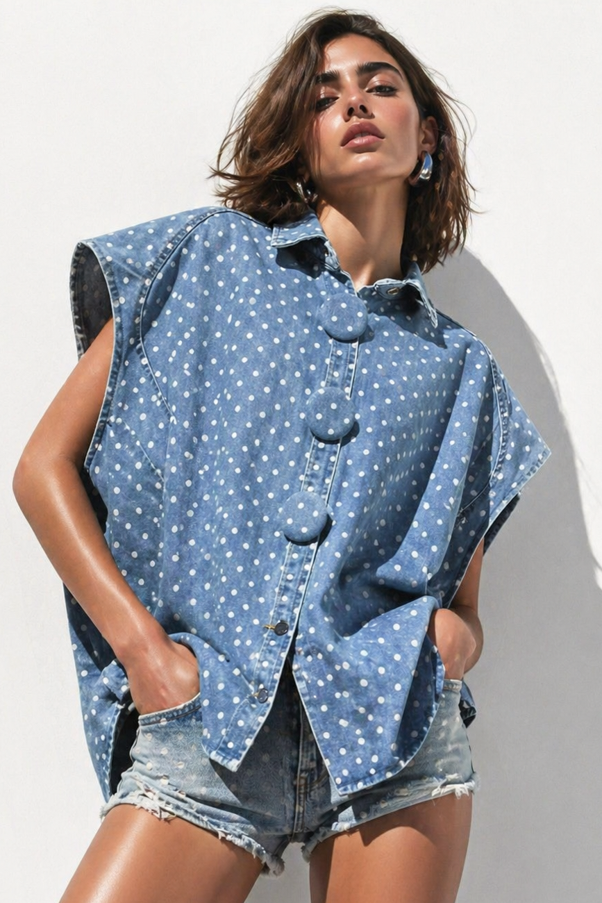 Dot The Line Top