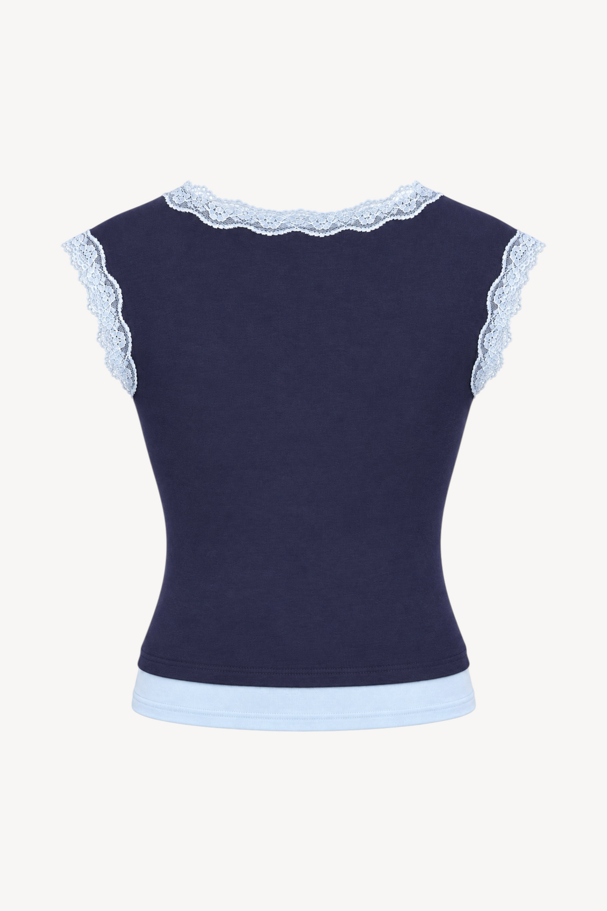 Lace Trim Top