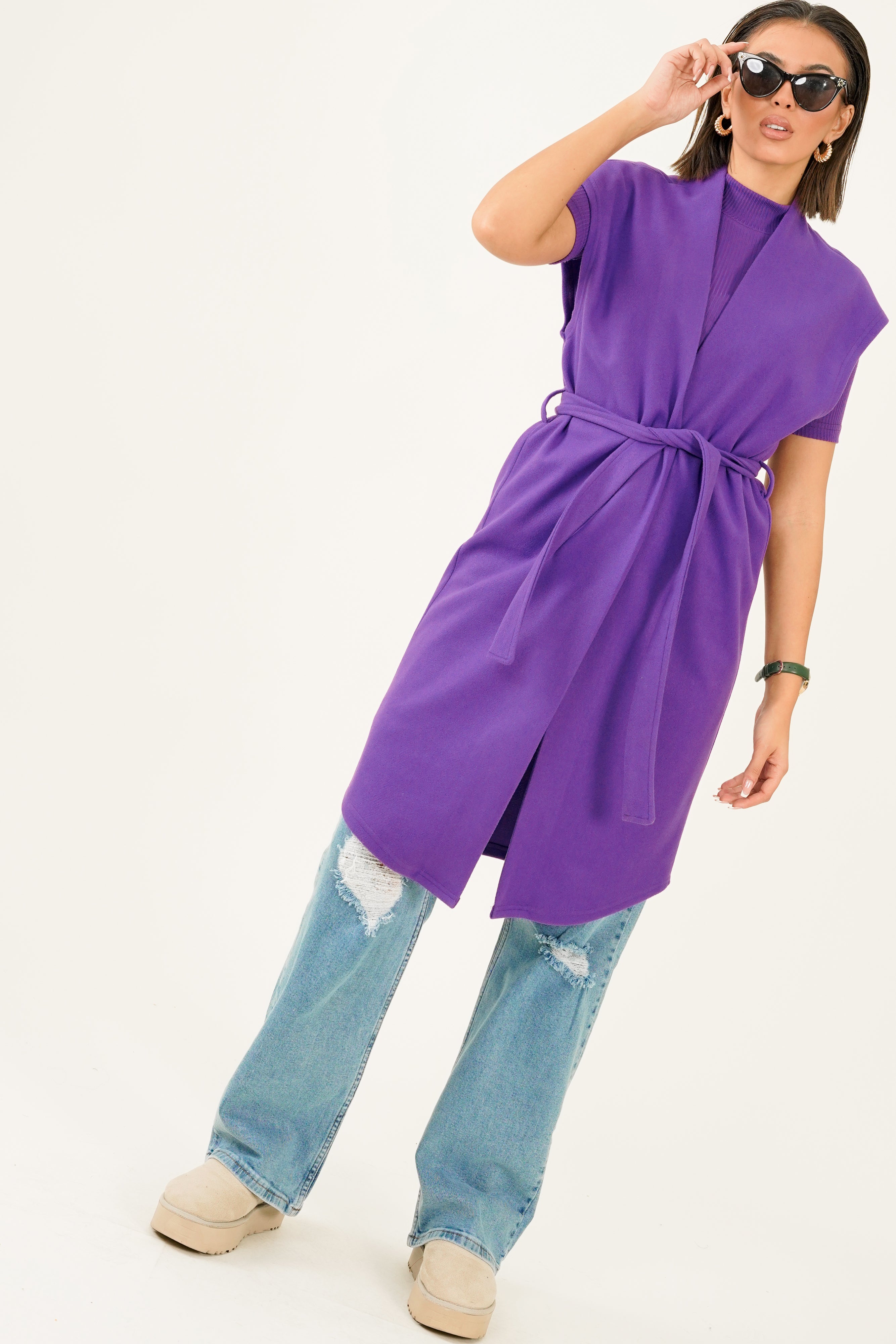 Mona Gilet - Lila