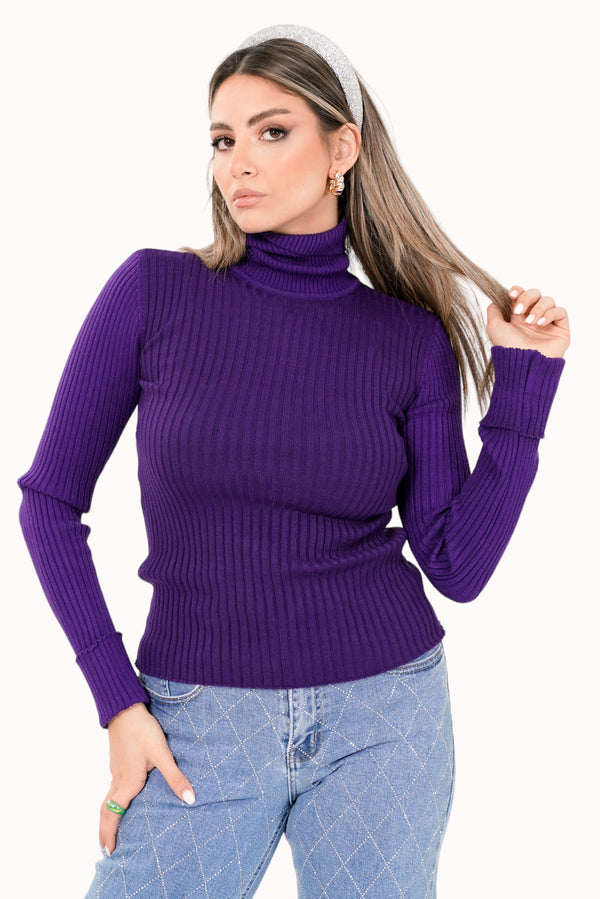 Mira Sweater - Purple