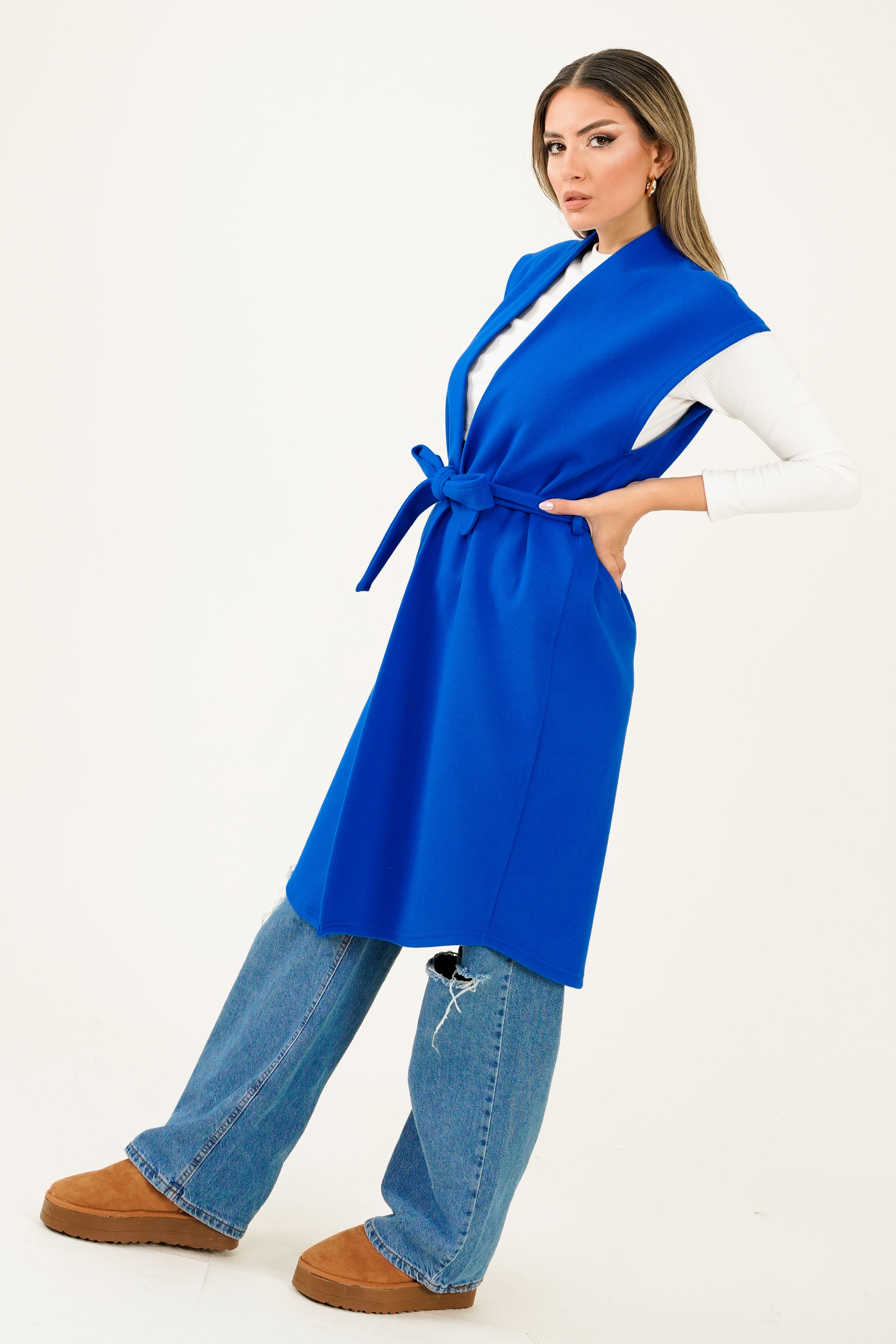 Mona Gilet - Dark Blue