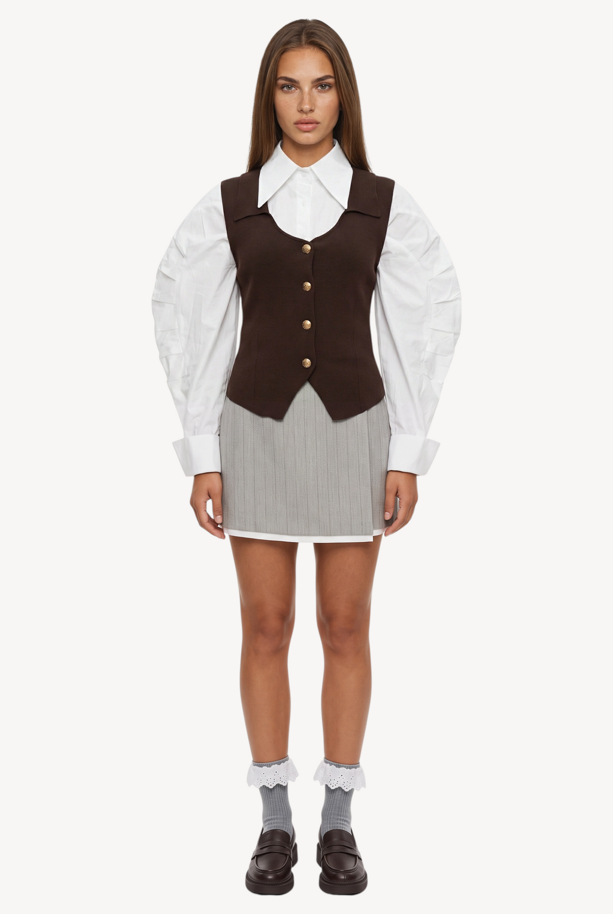 Golden Hour Collared Vest