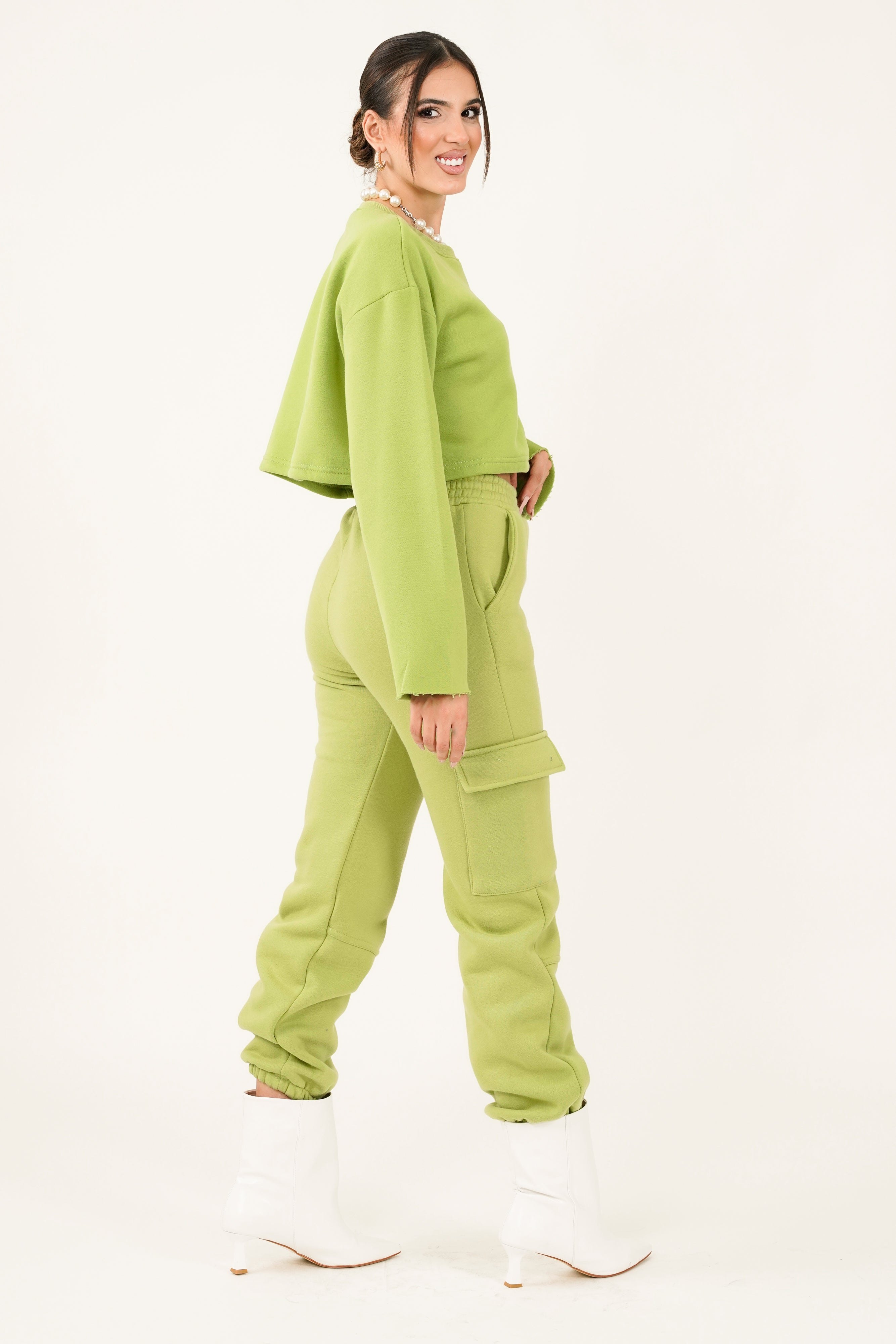 Diletta Trouser - Lime