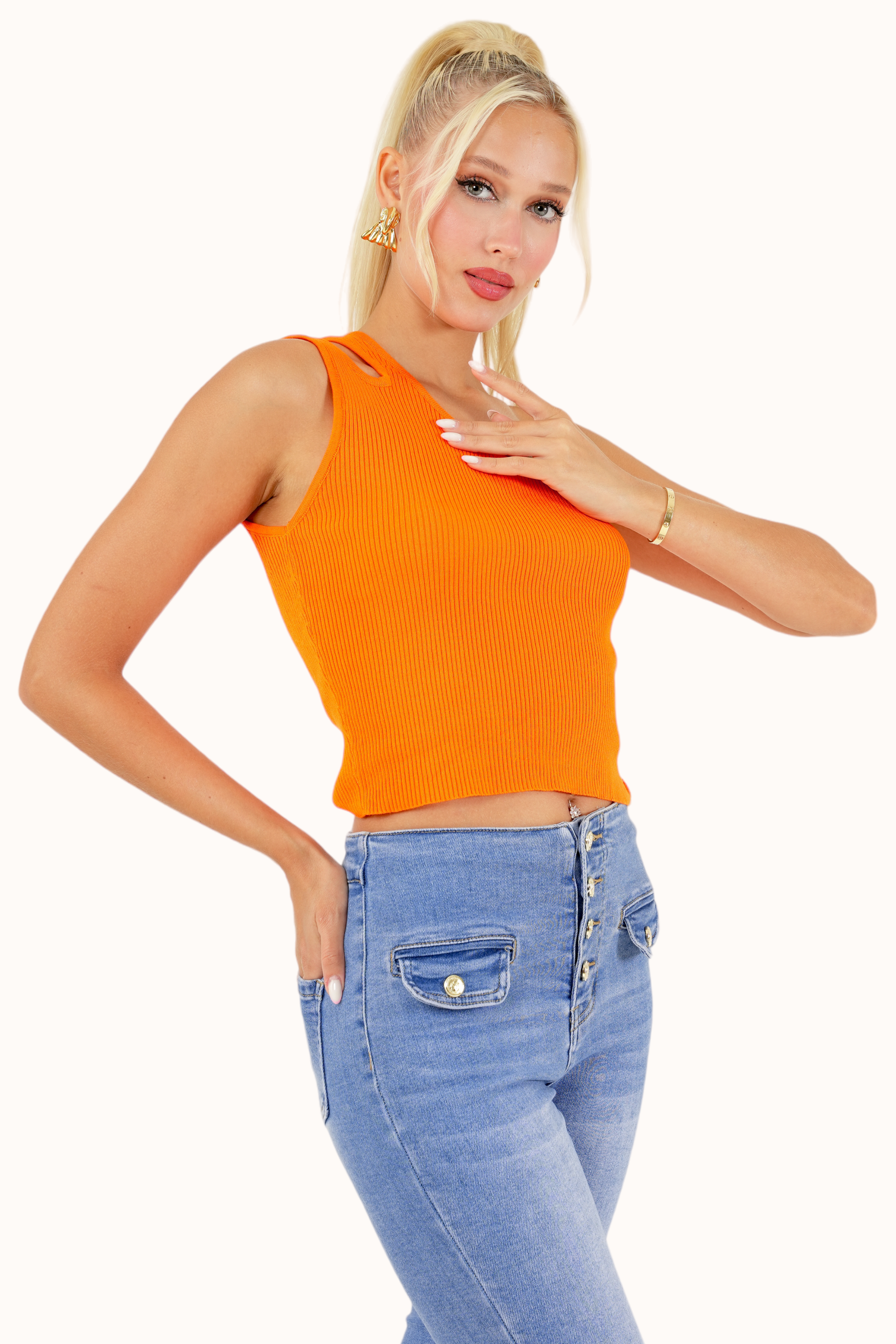 Natalia Top - Orange