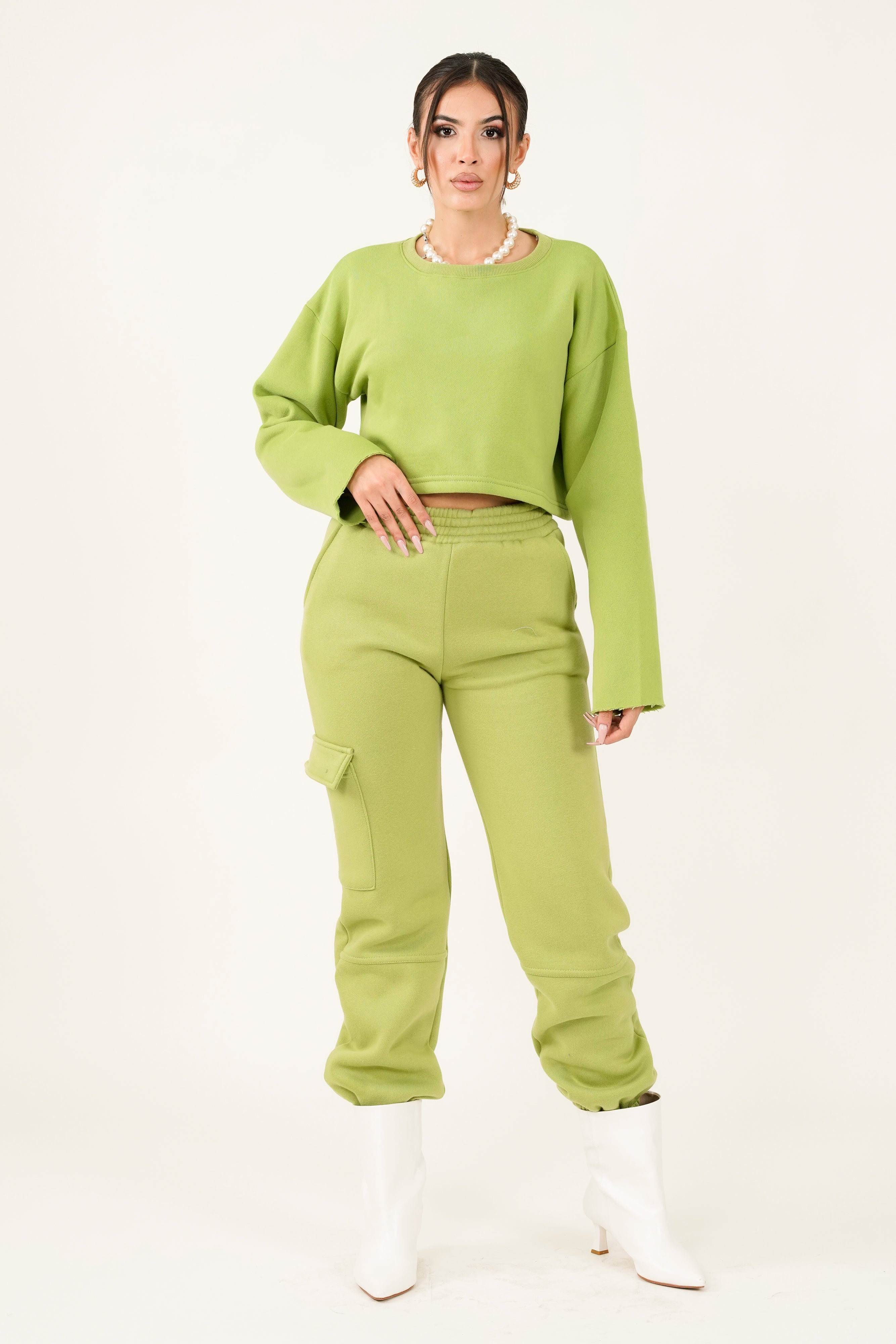 Diletta Trouser - Lime