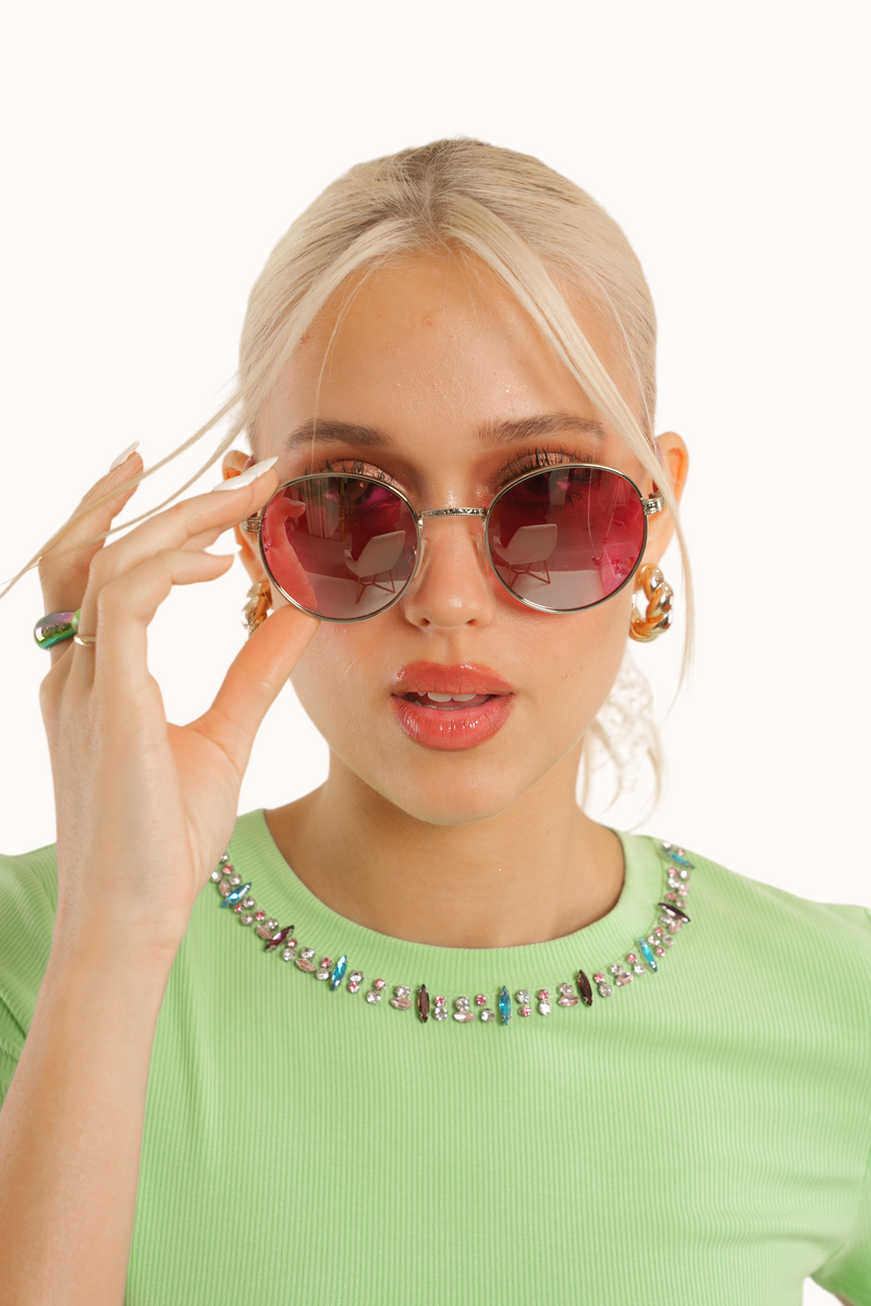 Zayla  Sunglasses - Pink