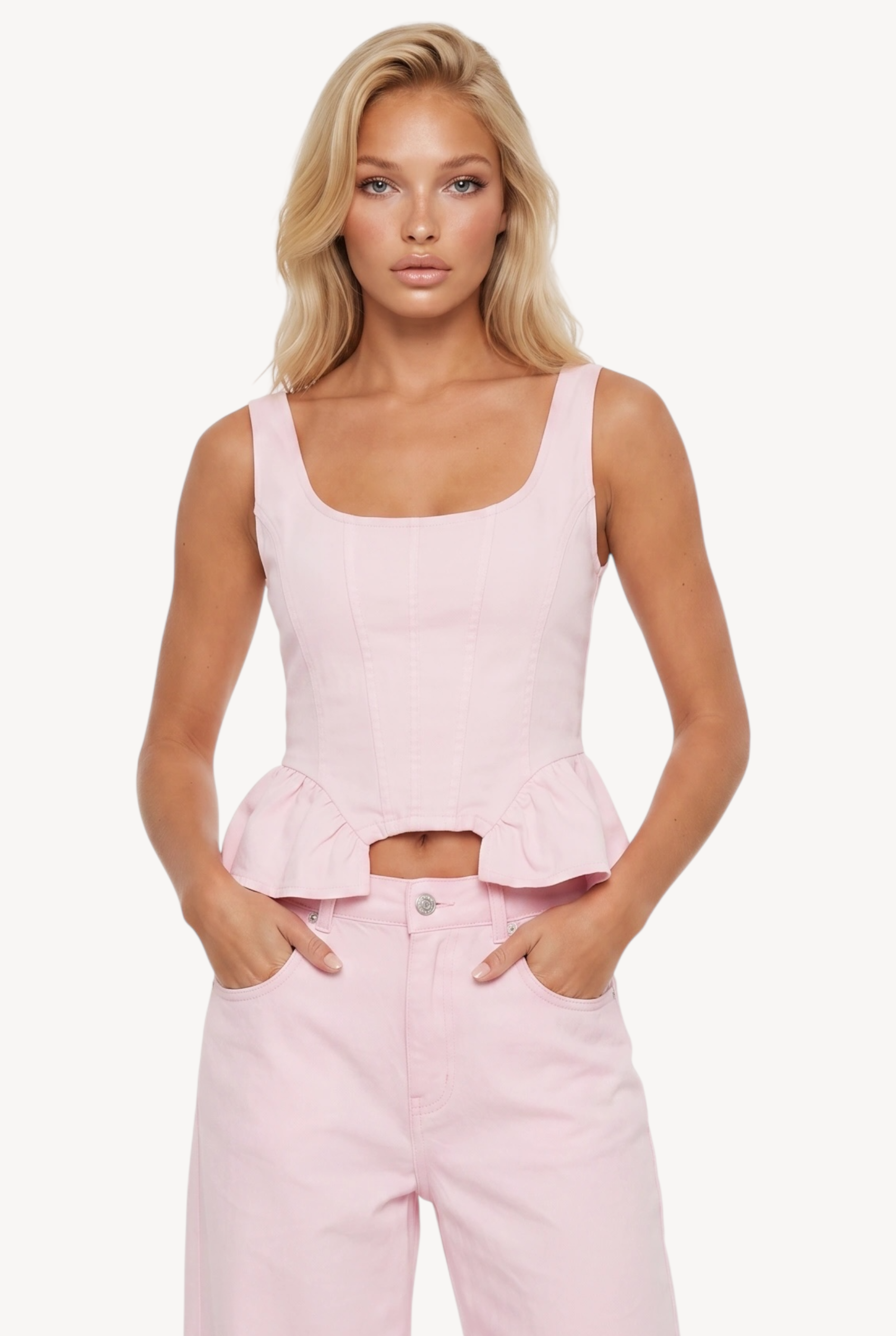 Denim Muse Top