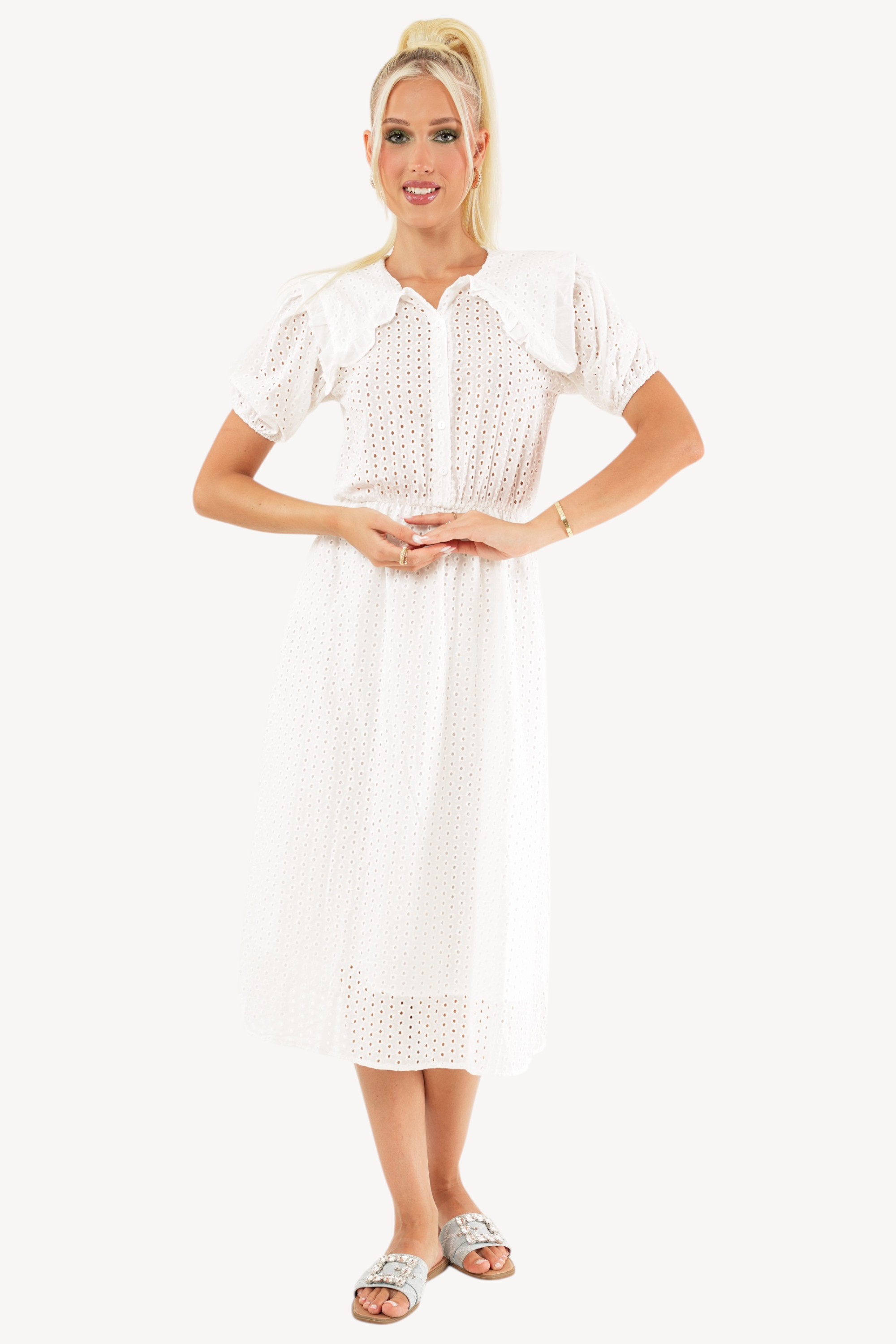 Loulou Dress - White