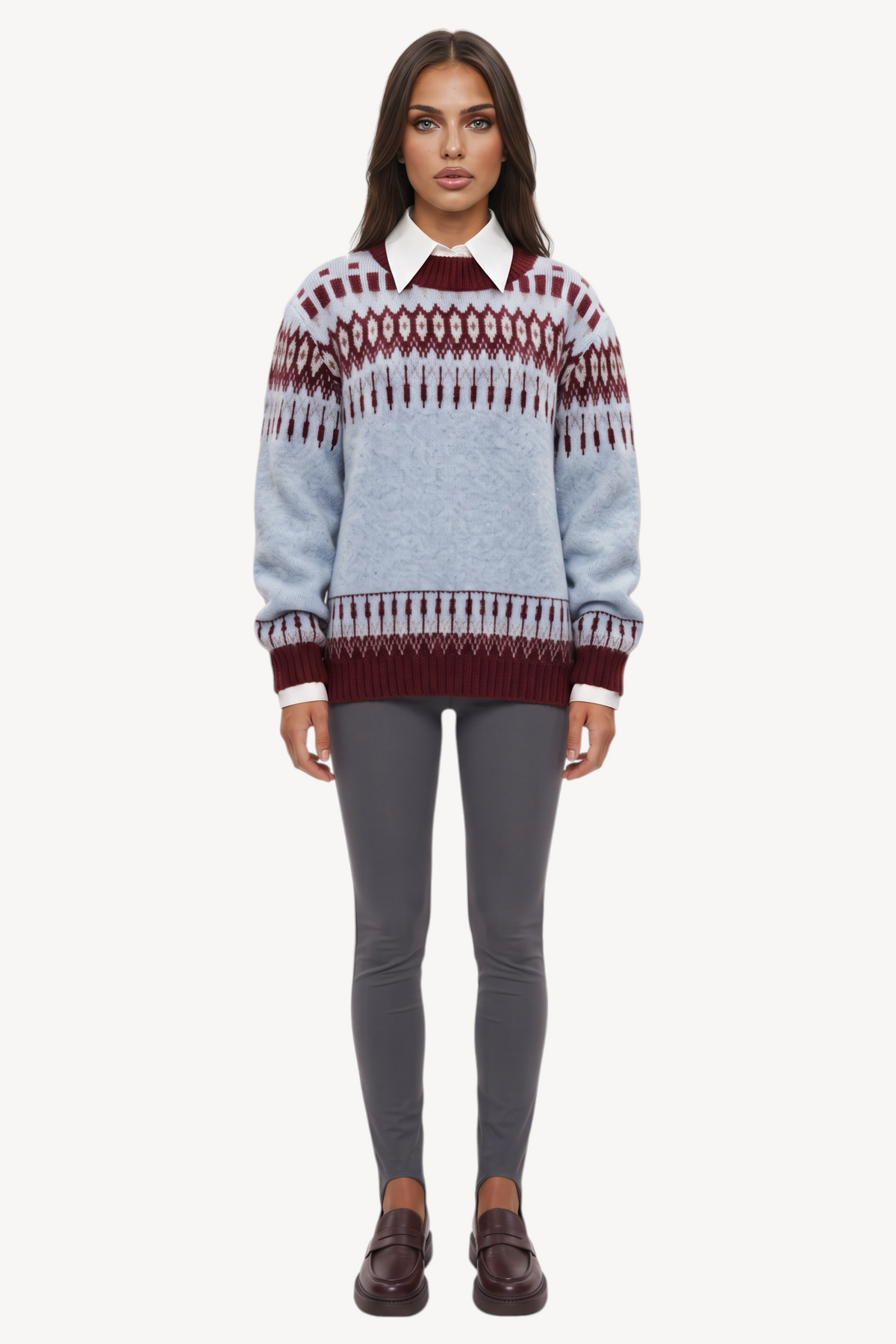 Alpine Hearts Knit Sweater