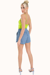 Tara Bodysuit - Lime Green