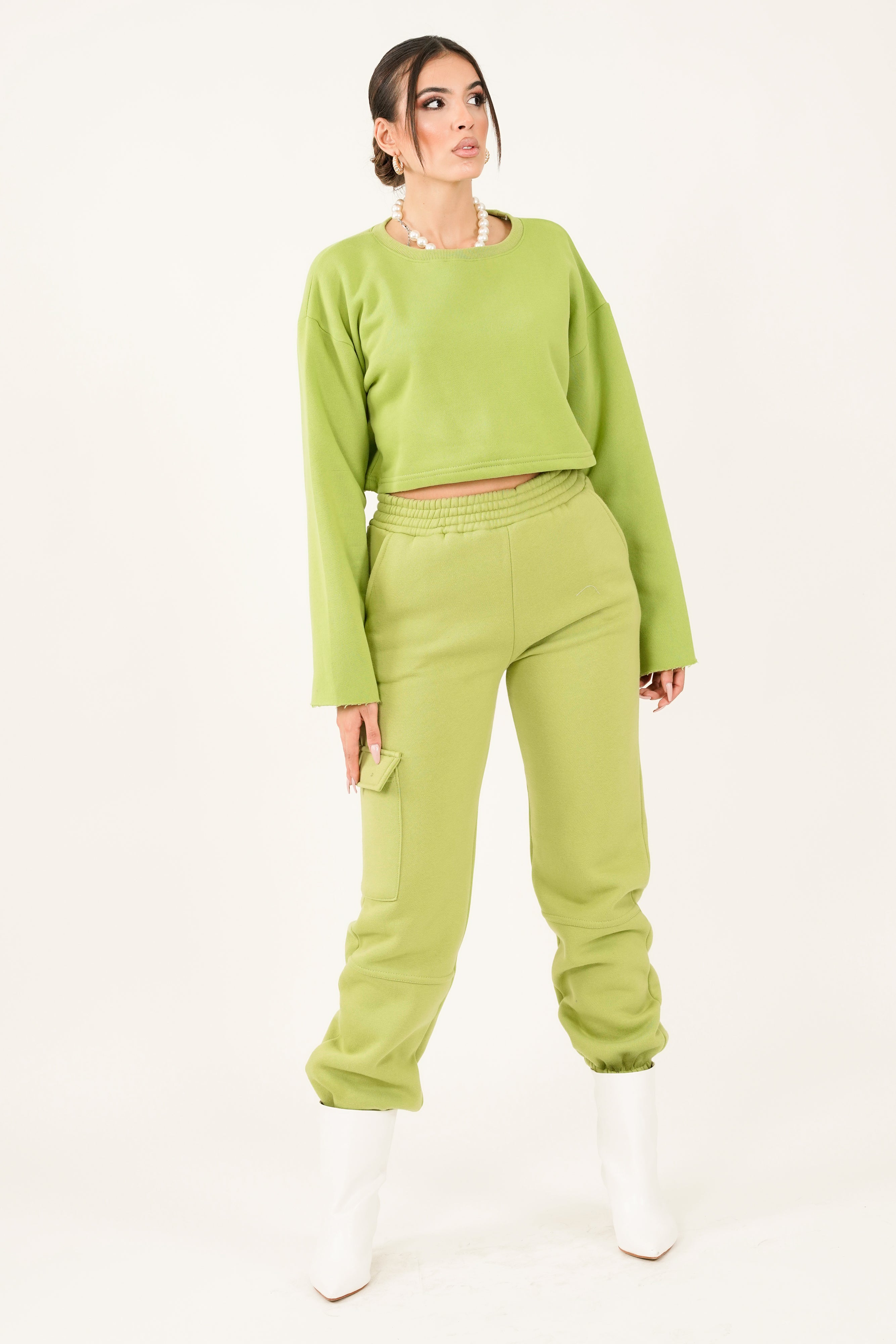 Diletta Trouser - Lime