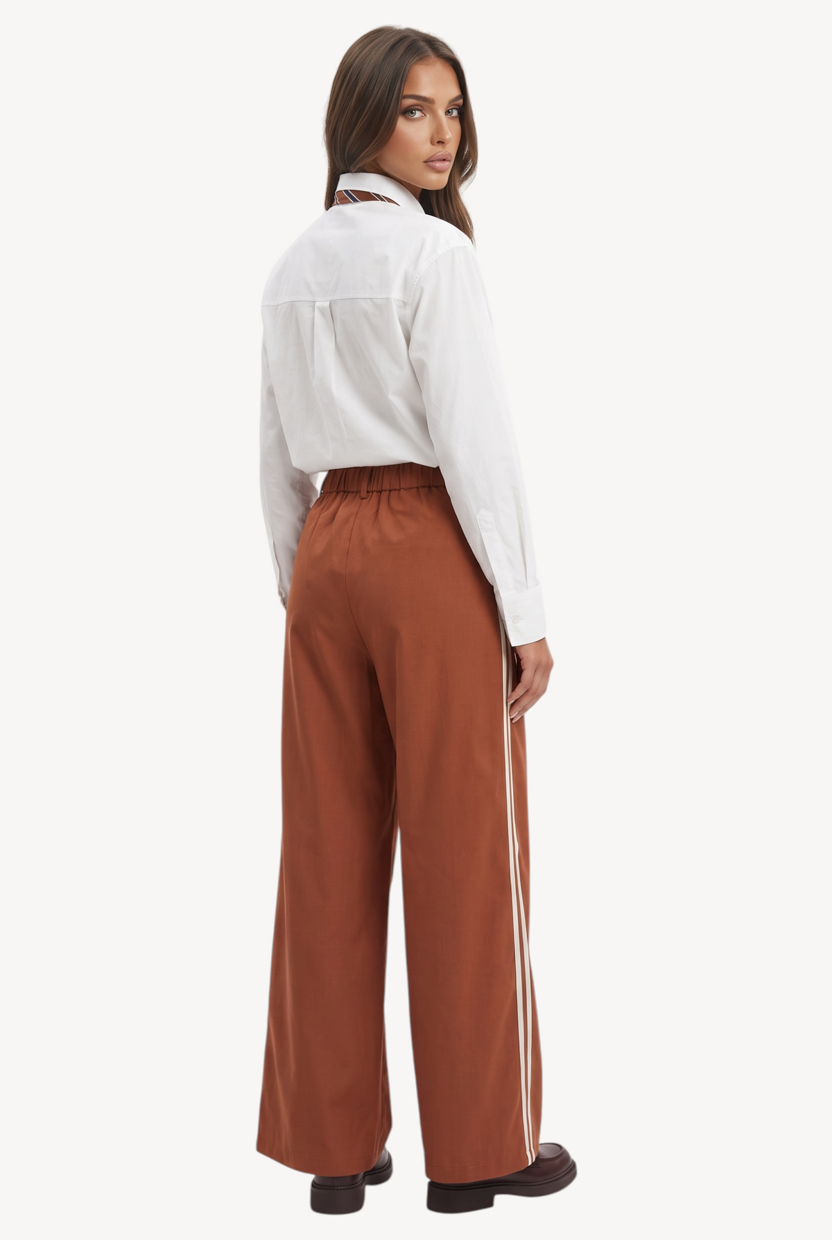 White Canvas Oversized Shirt