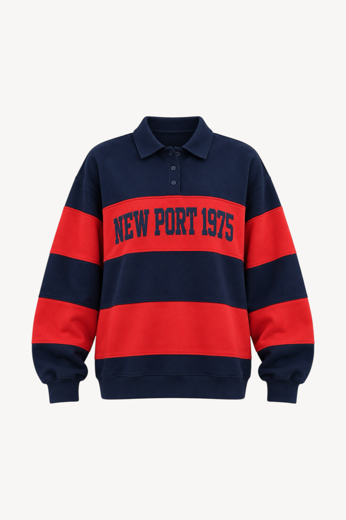 New Port 1975 Rugby Sweatshirt