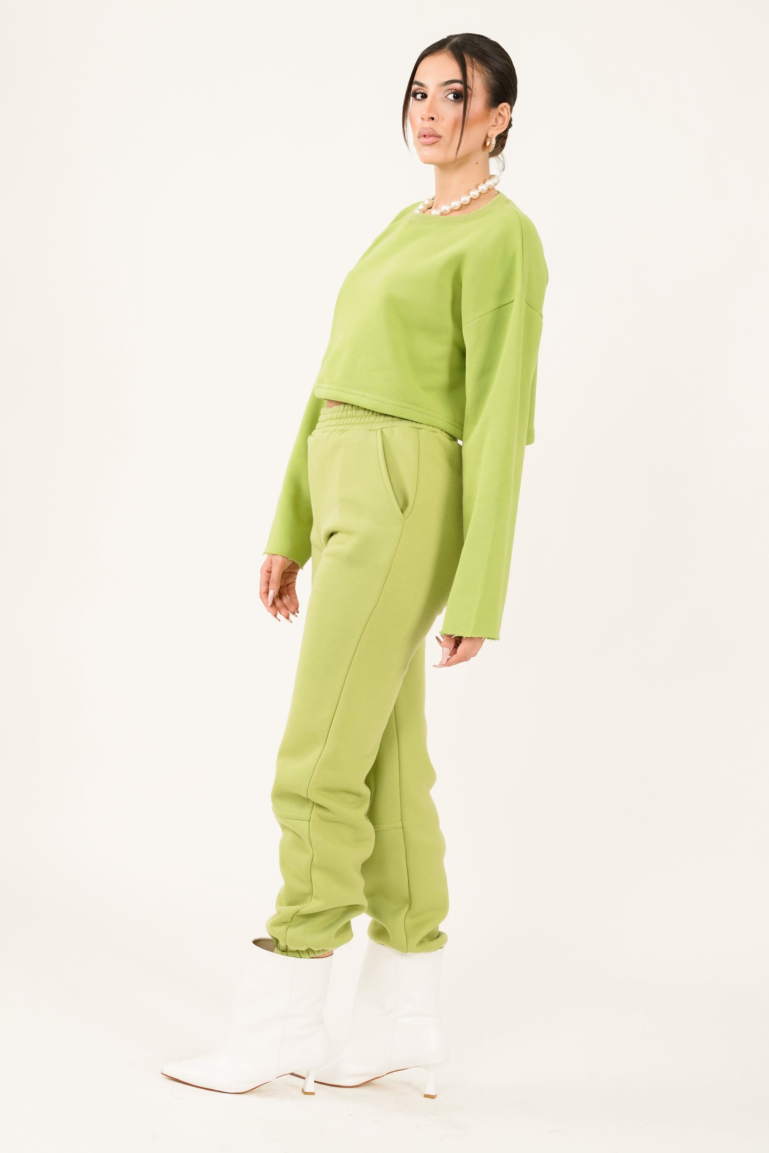 Diletta Trouser - Lime