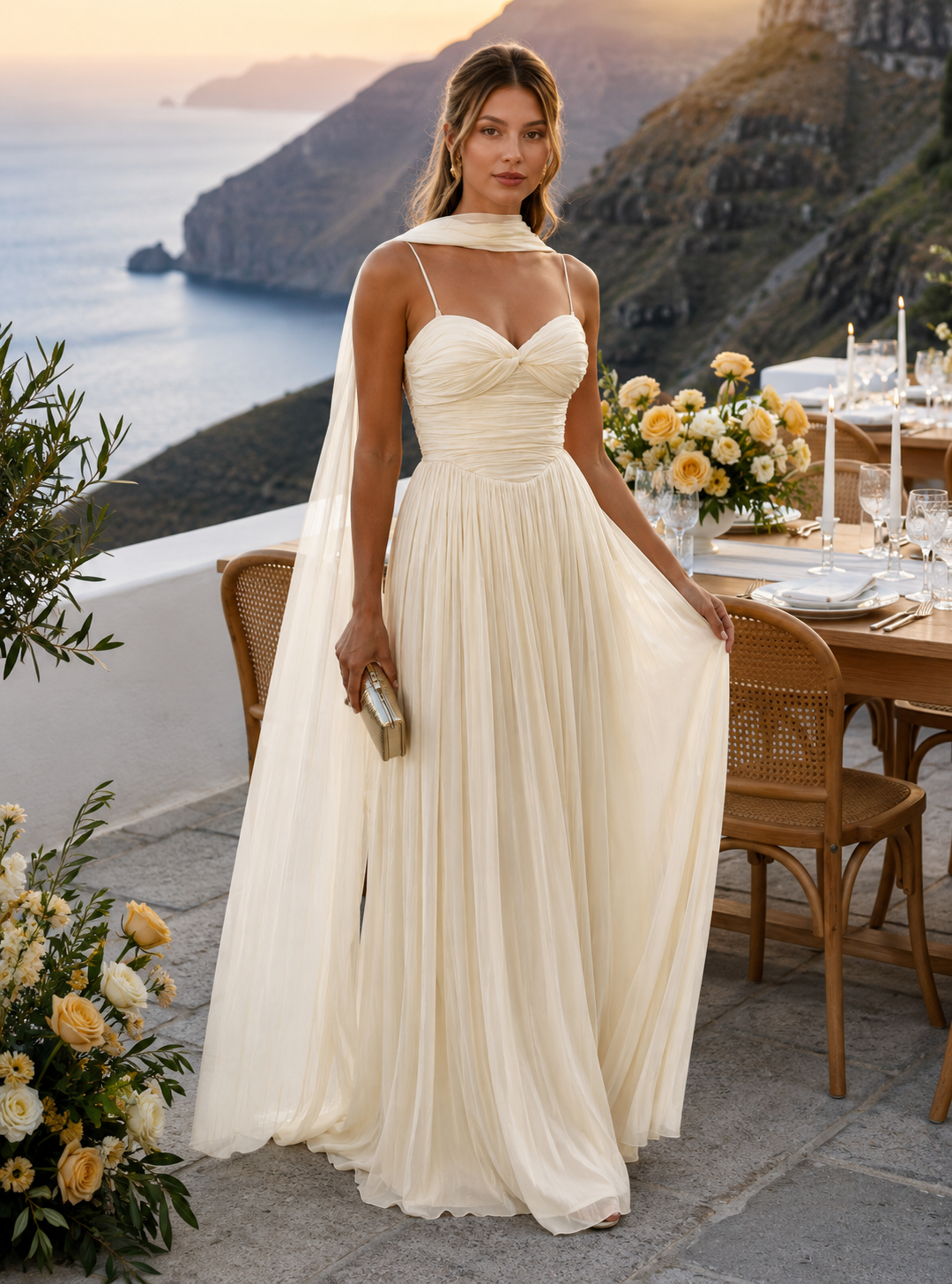 Champagne At Sunset Dress