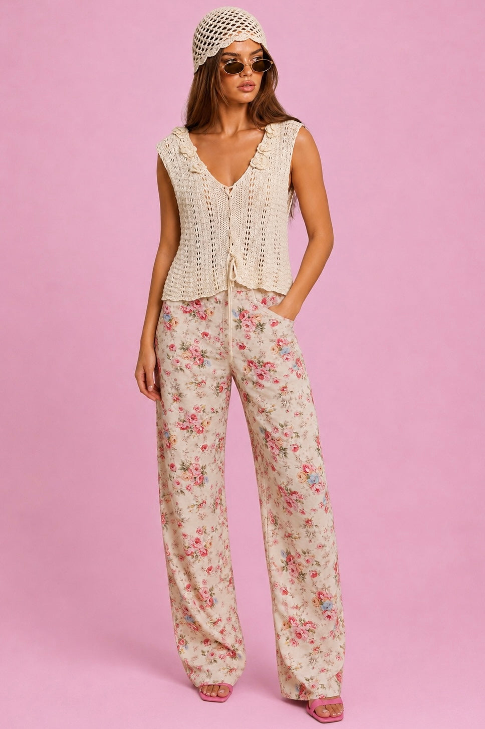 Cottage Bloom Knit Top