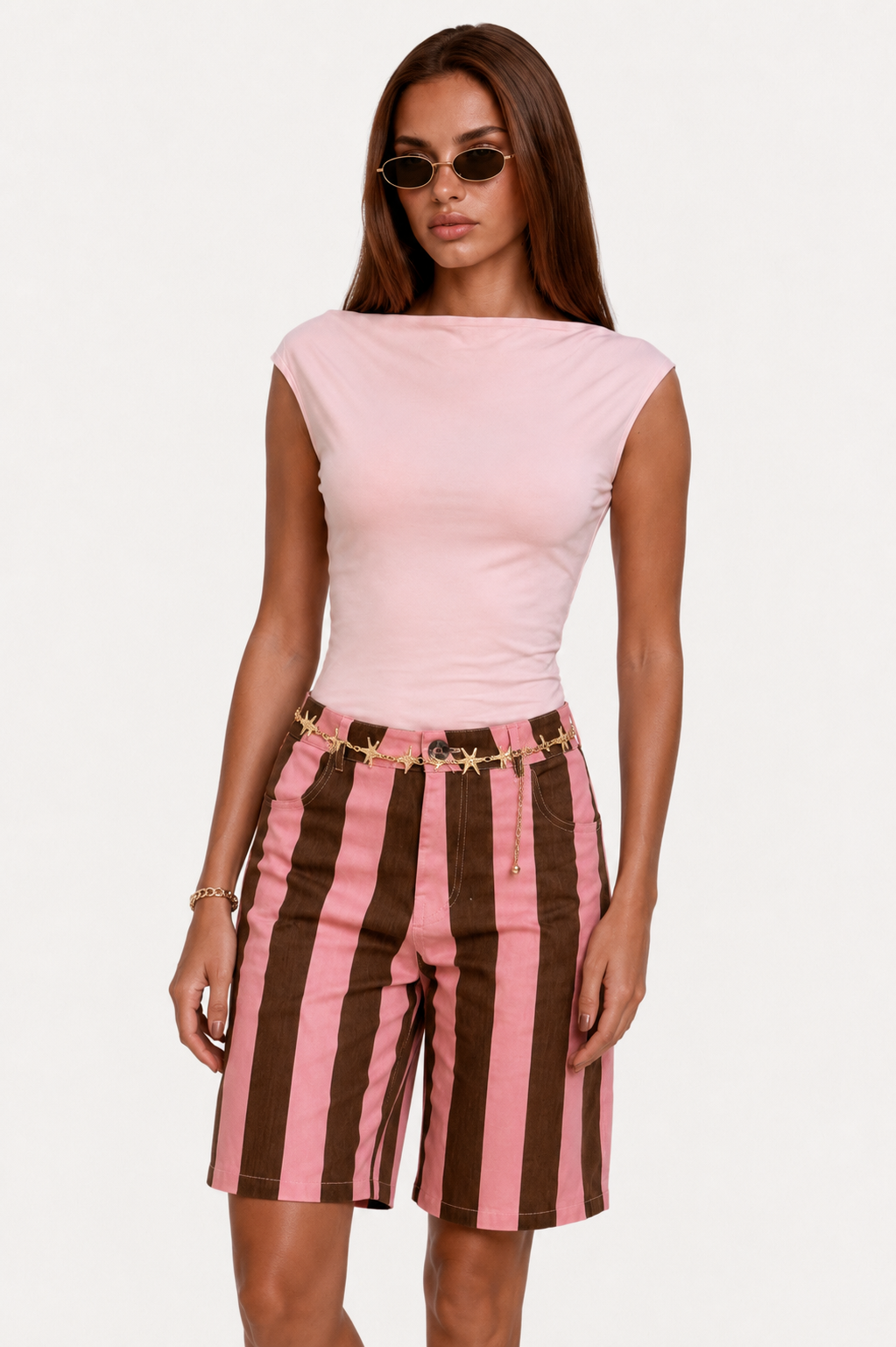 Candy Stripe Bermuda