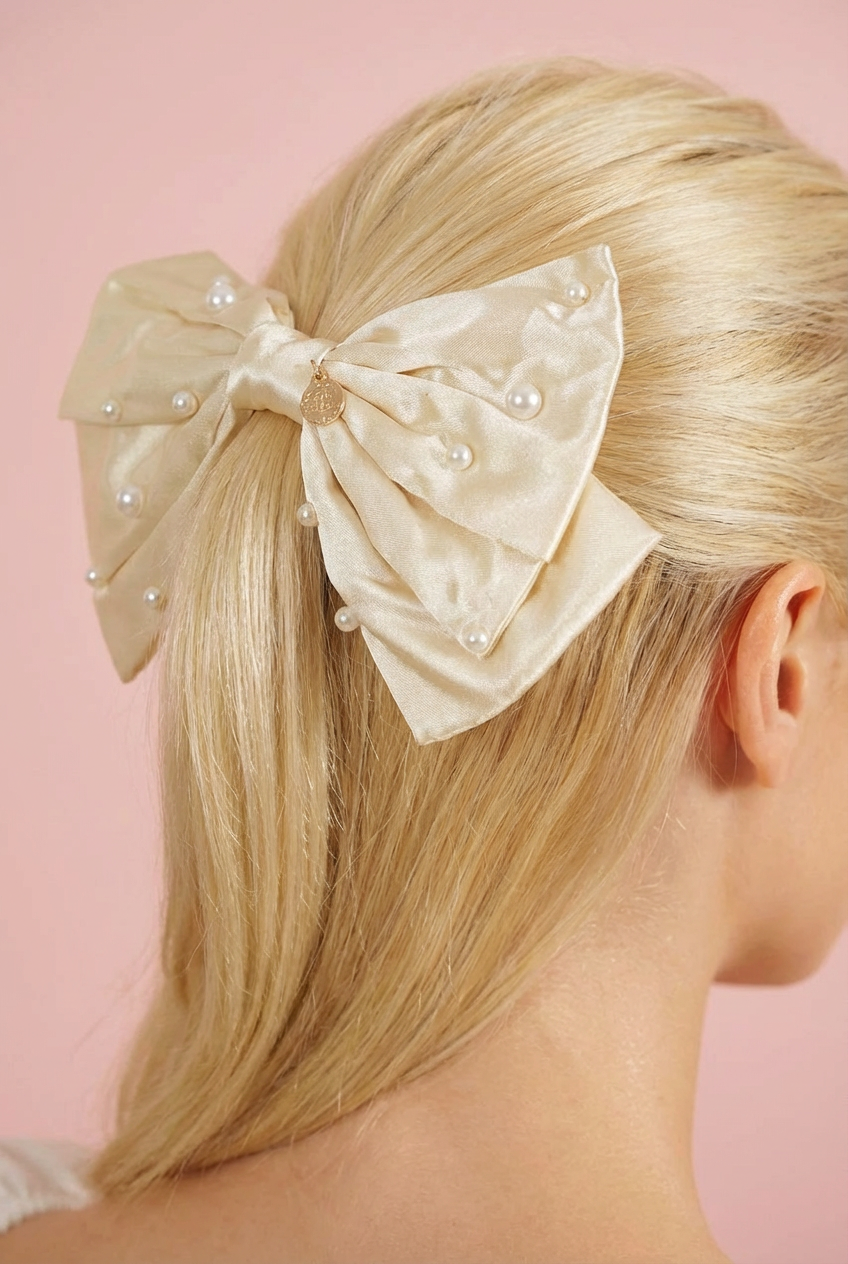 Sola Hair Clip - Beige