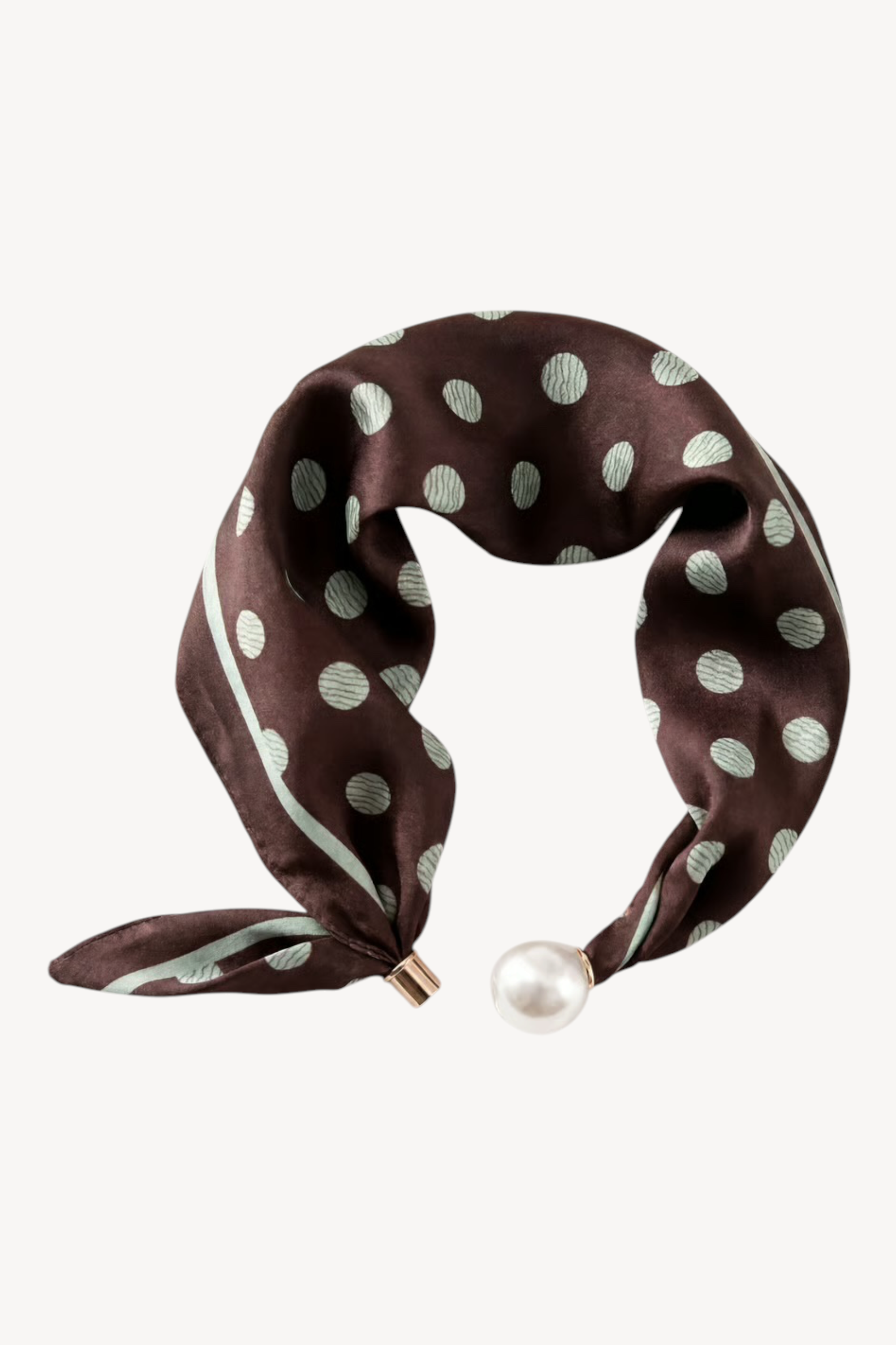 After Dark Polka Dot Scarf