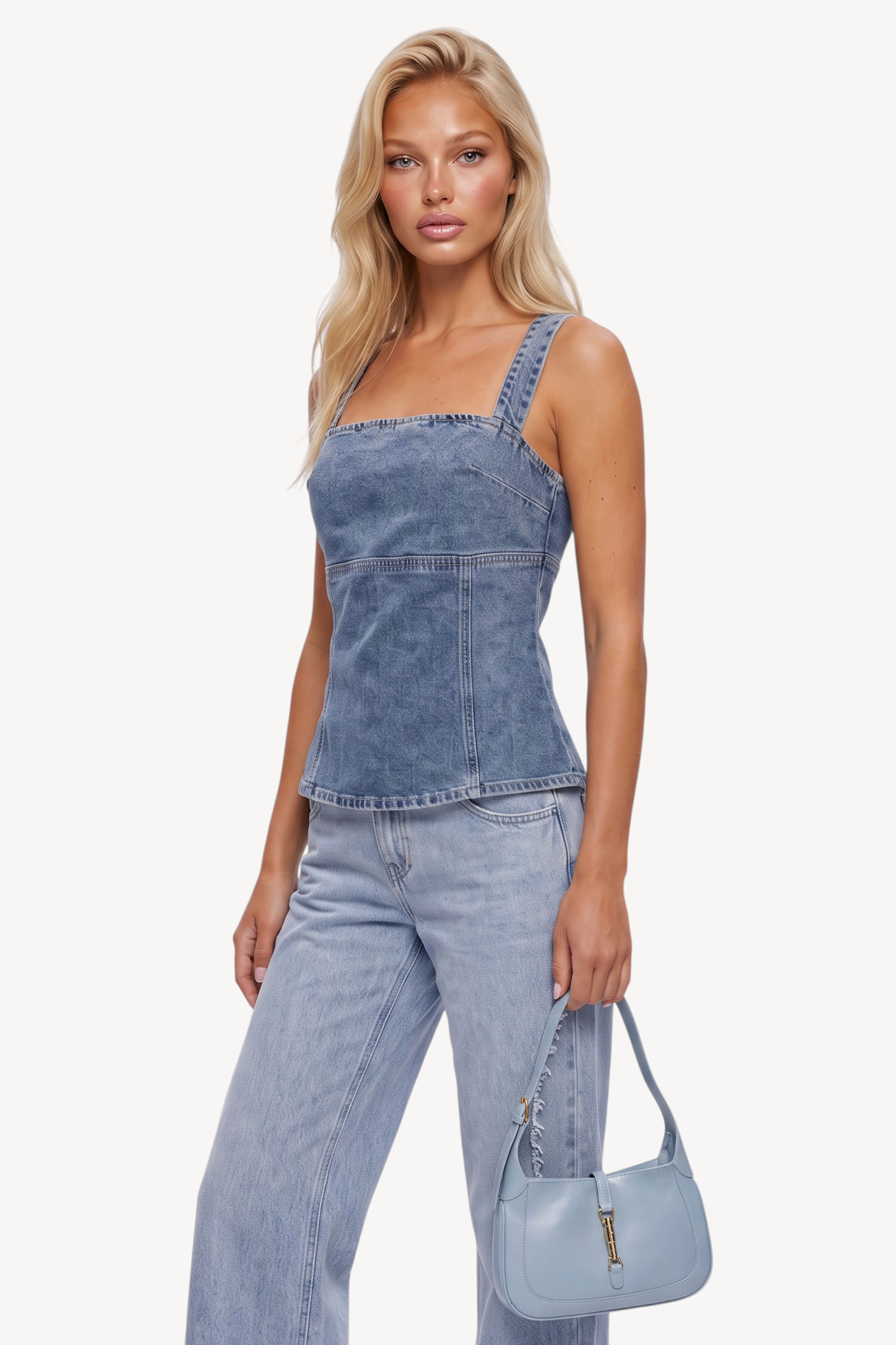 Denim Muse Top