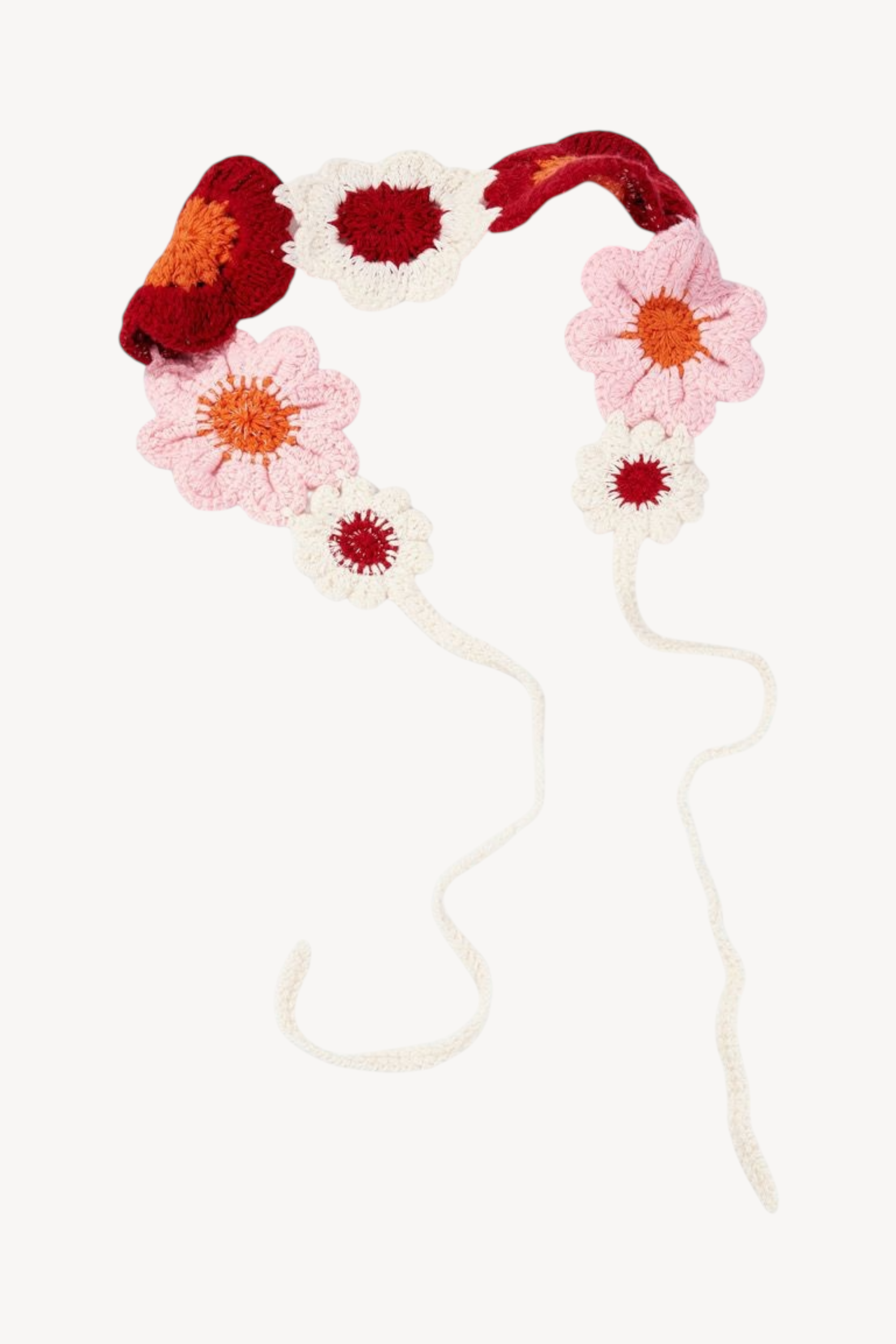 Dolce Daisy Crochet Scarf