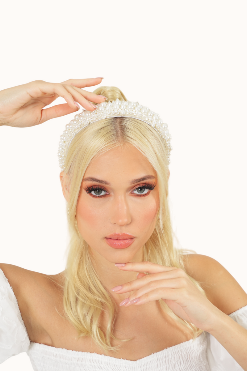 Carina Headband - White
