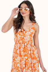 Oliva Dress - Orange