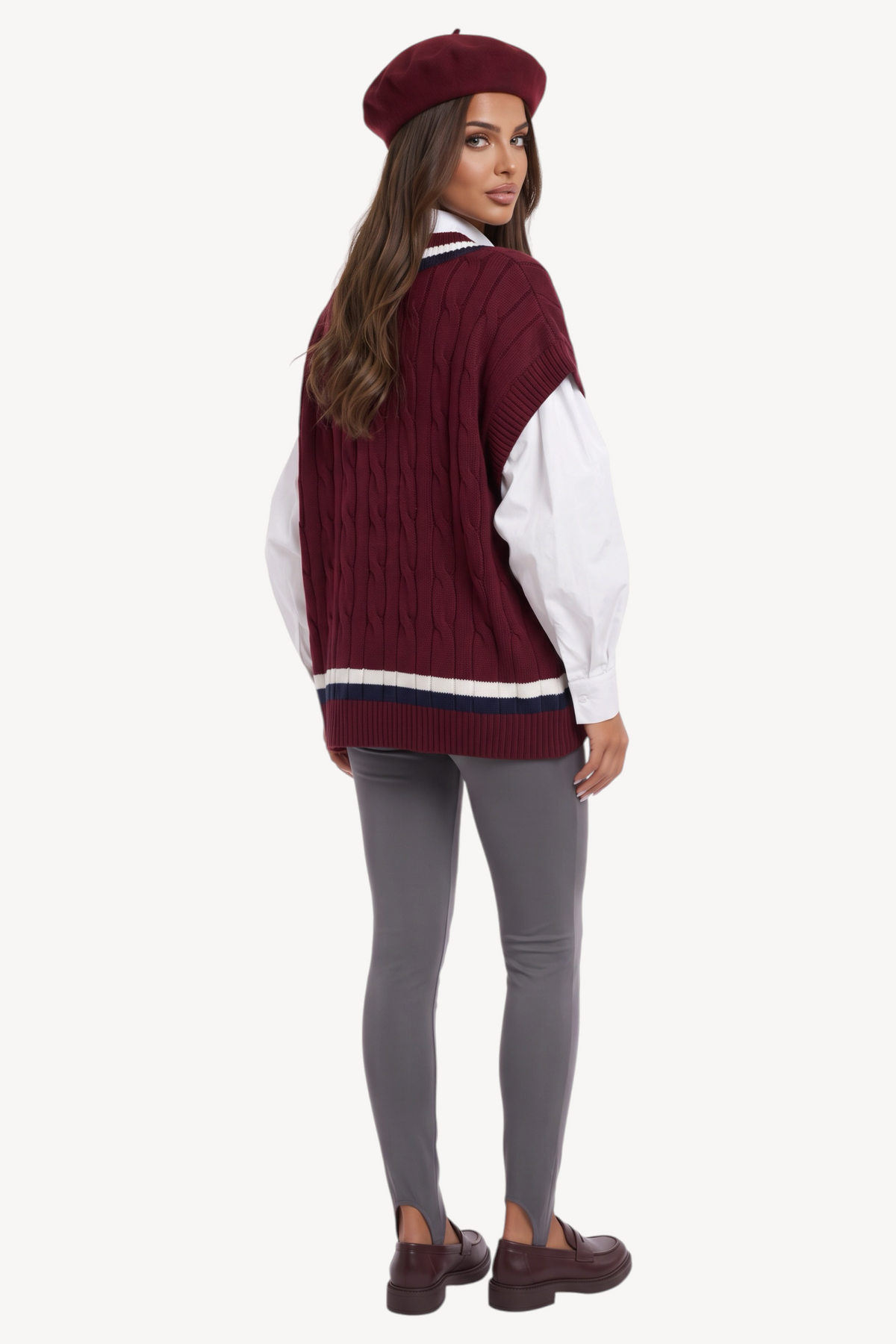 College Knit Vest