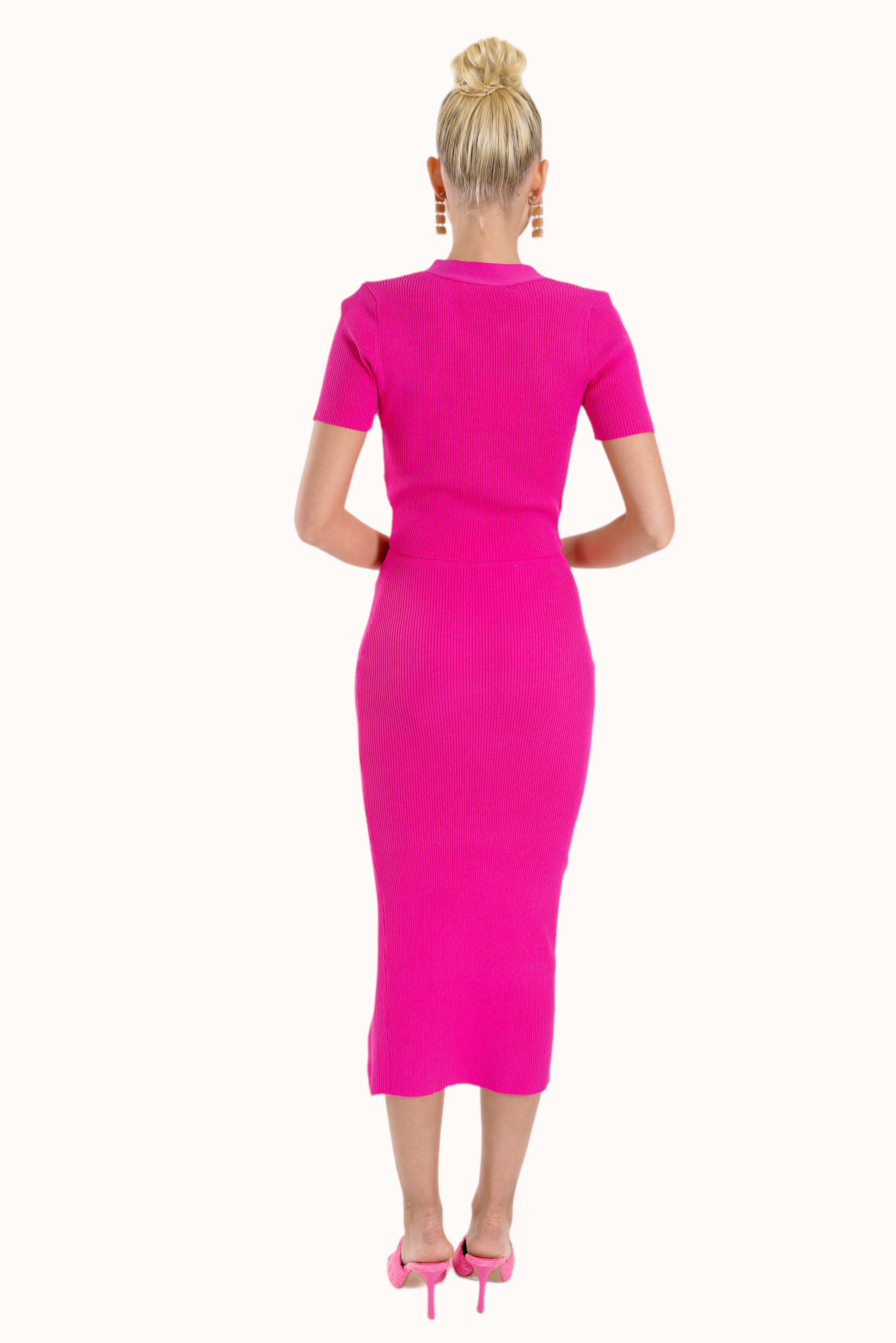 Eliza Skirt- Fuchsia