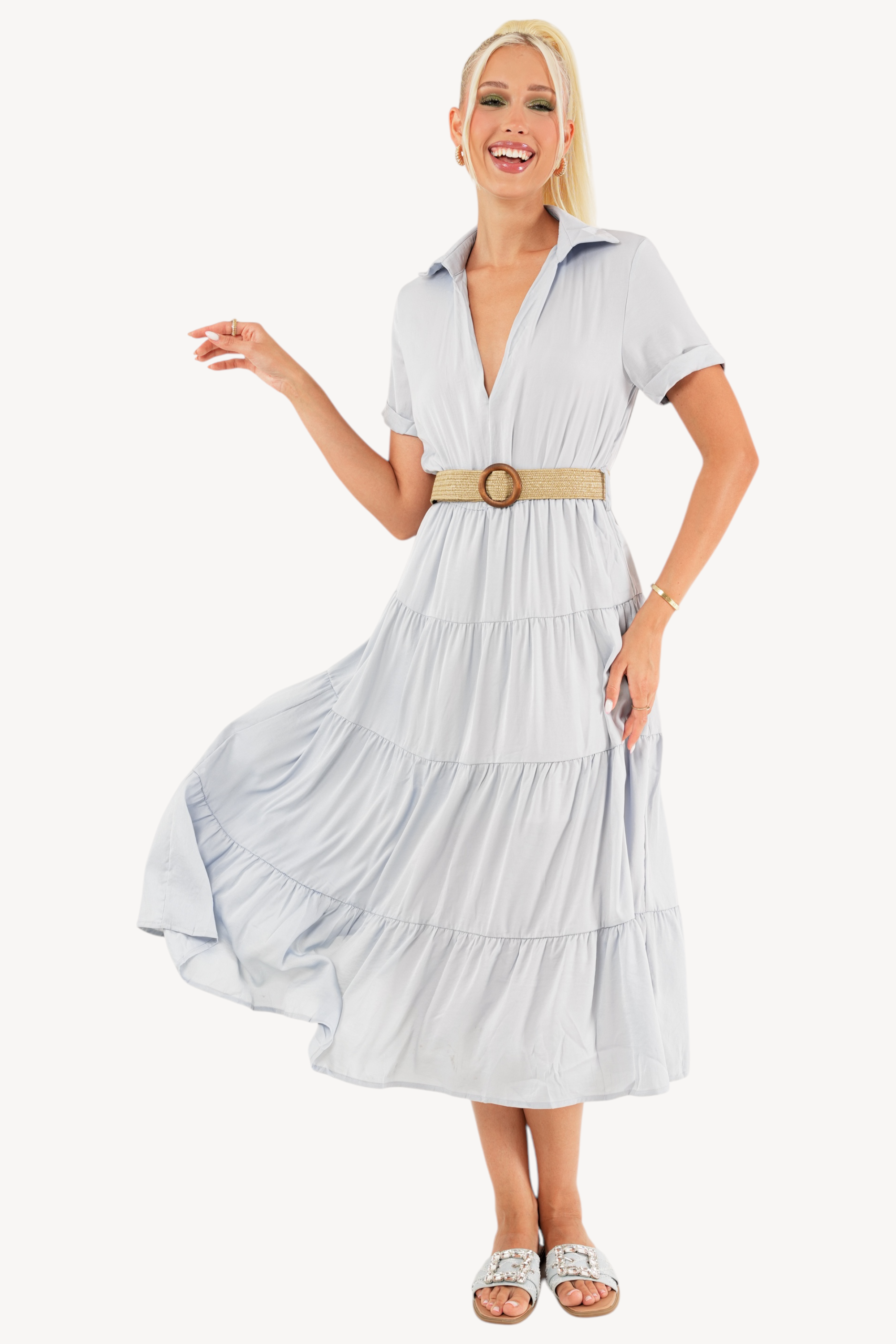Brianna Dress - Blue