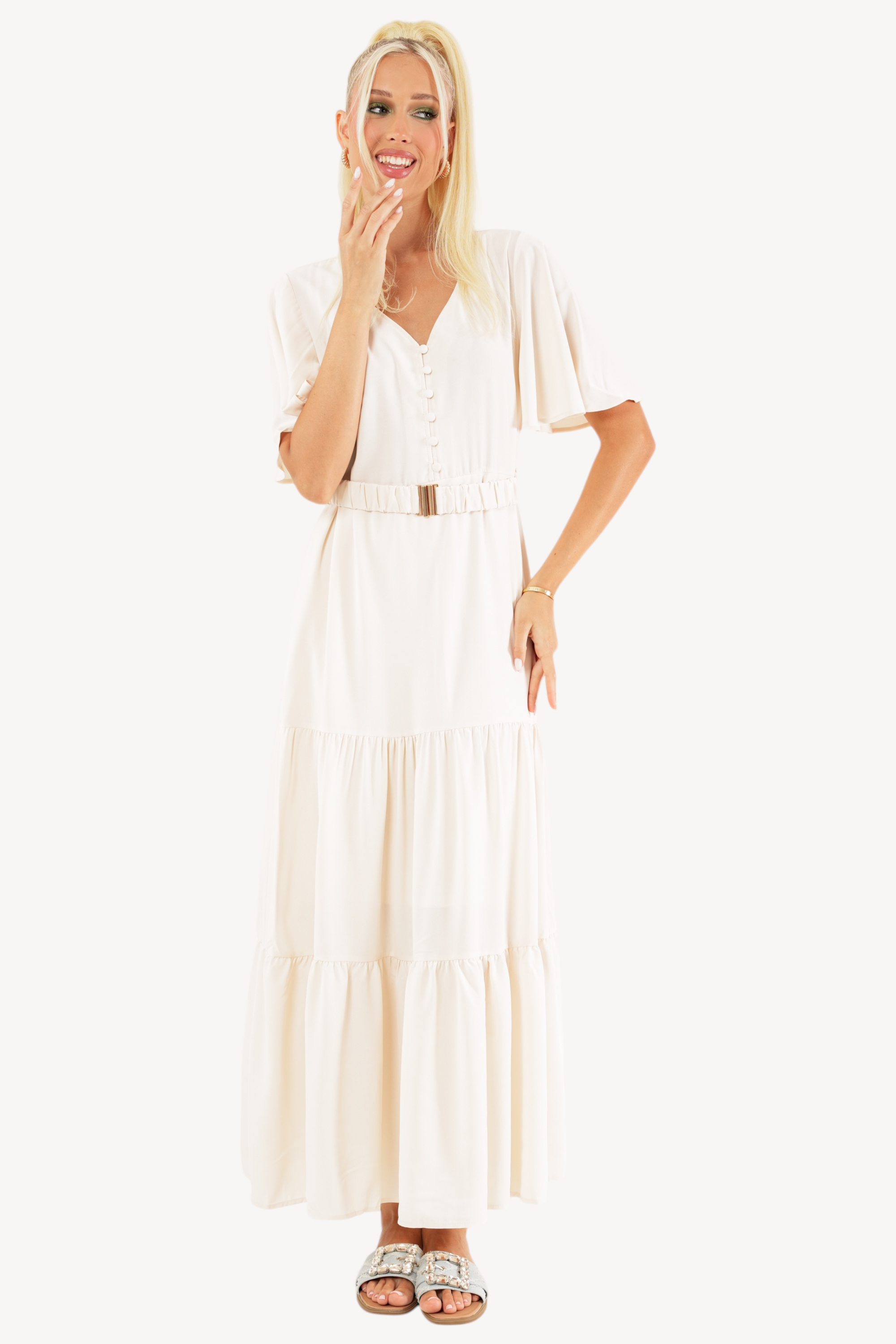 Eugenie Dress - Creme