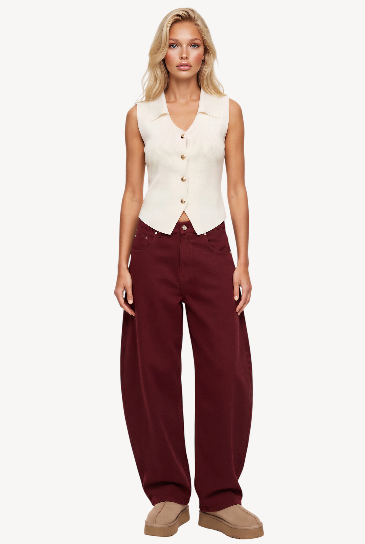 Golden Hour Collared Vest
