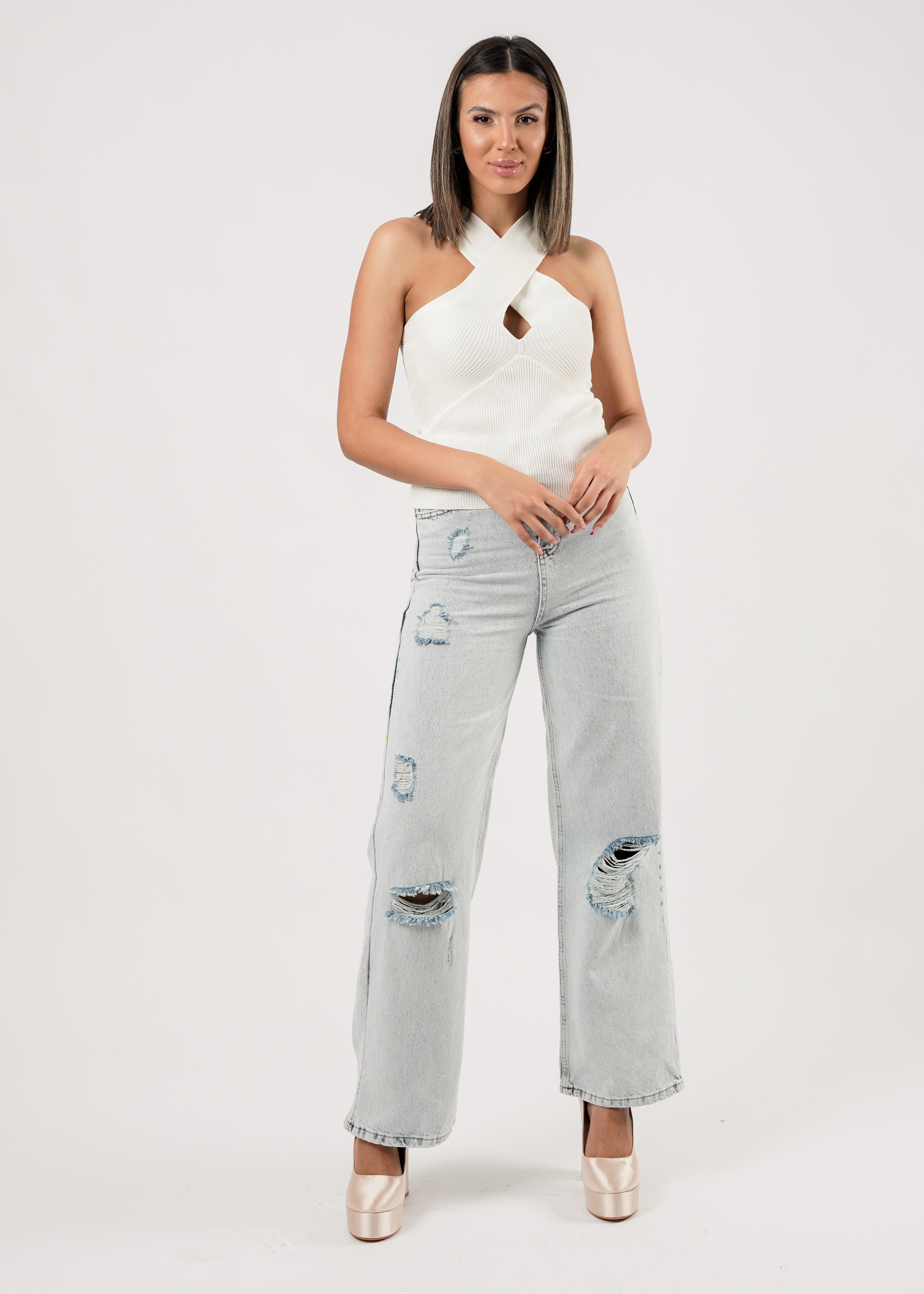 Reese Top - White