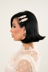 Eliana Hair clips - Creme