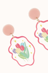 Dora Earrings - Pink