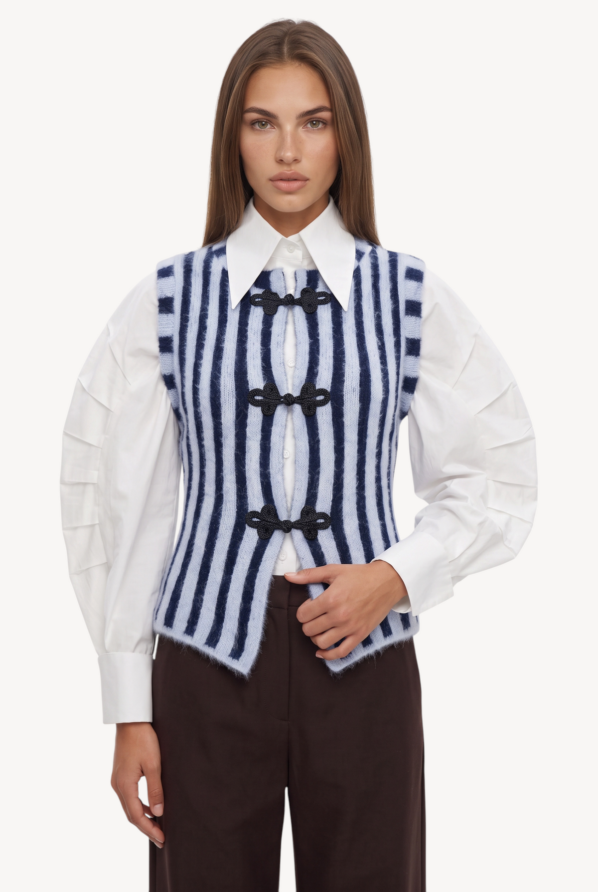 Bow Stripe Vest