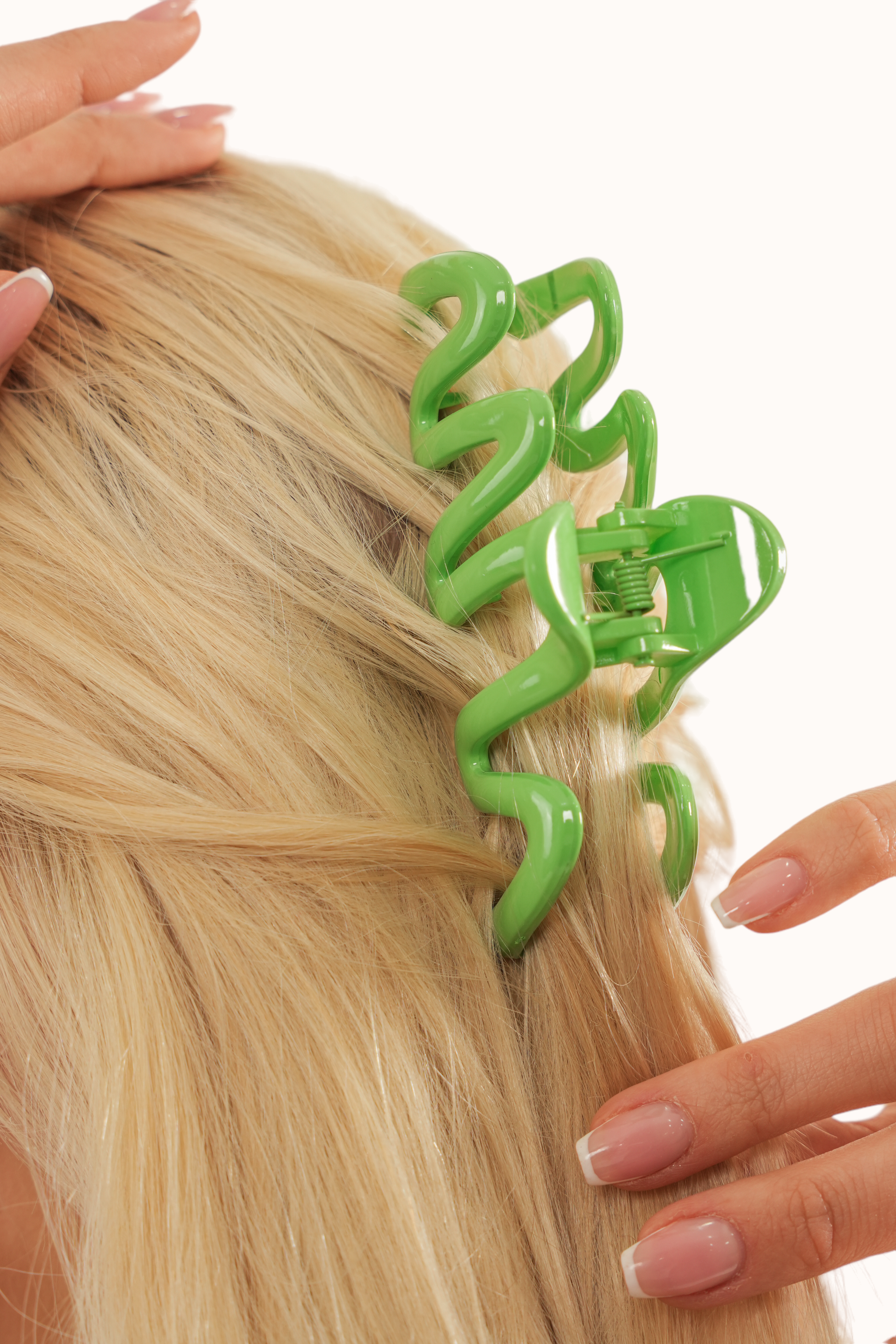 Emma Hair Clip - Green