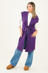 Mona Gilet - Dark Purple