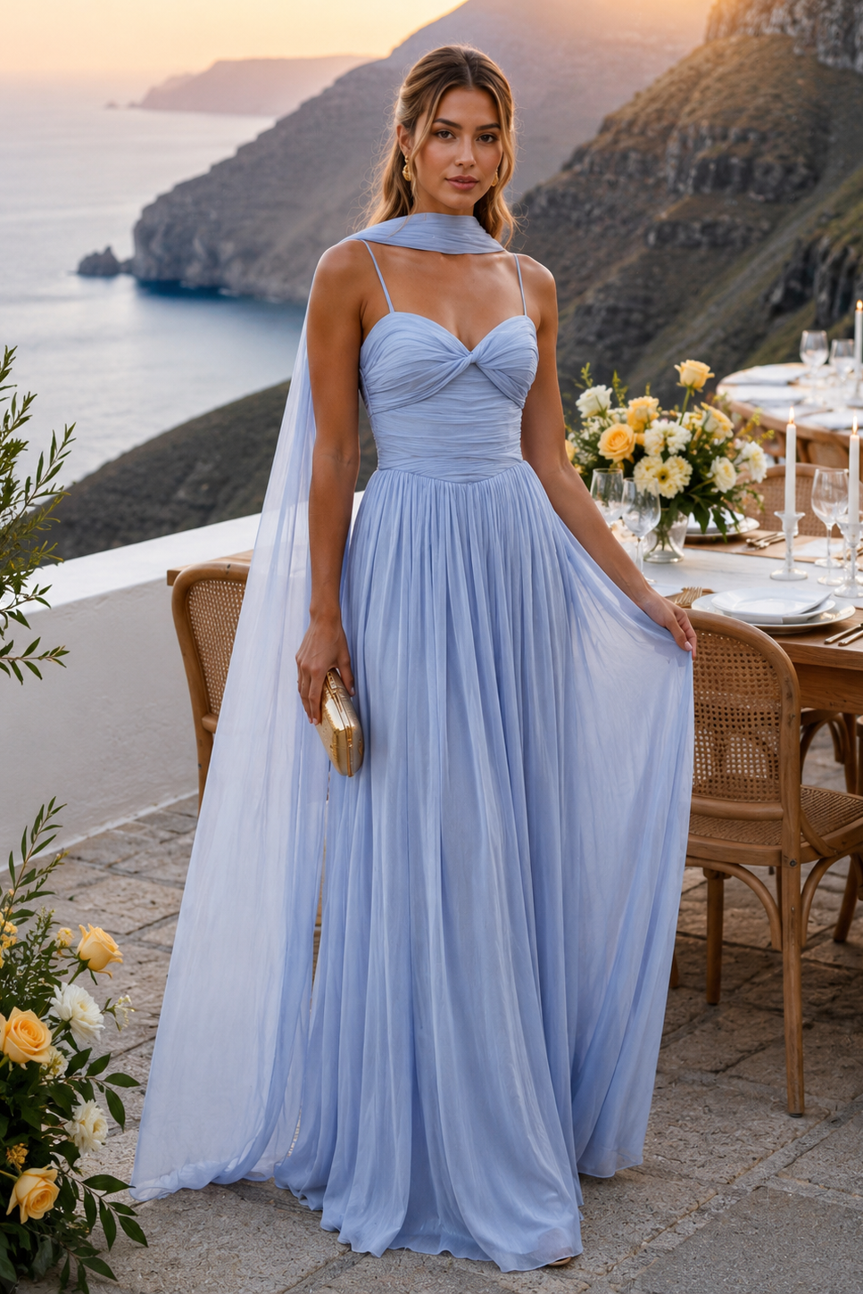 Champagne At Sunset Dress