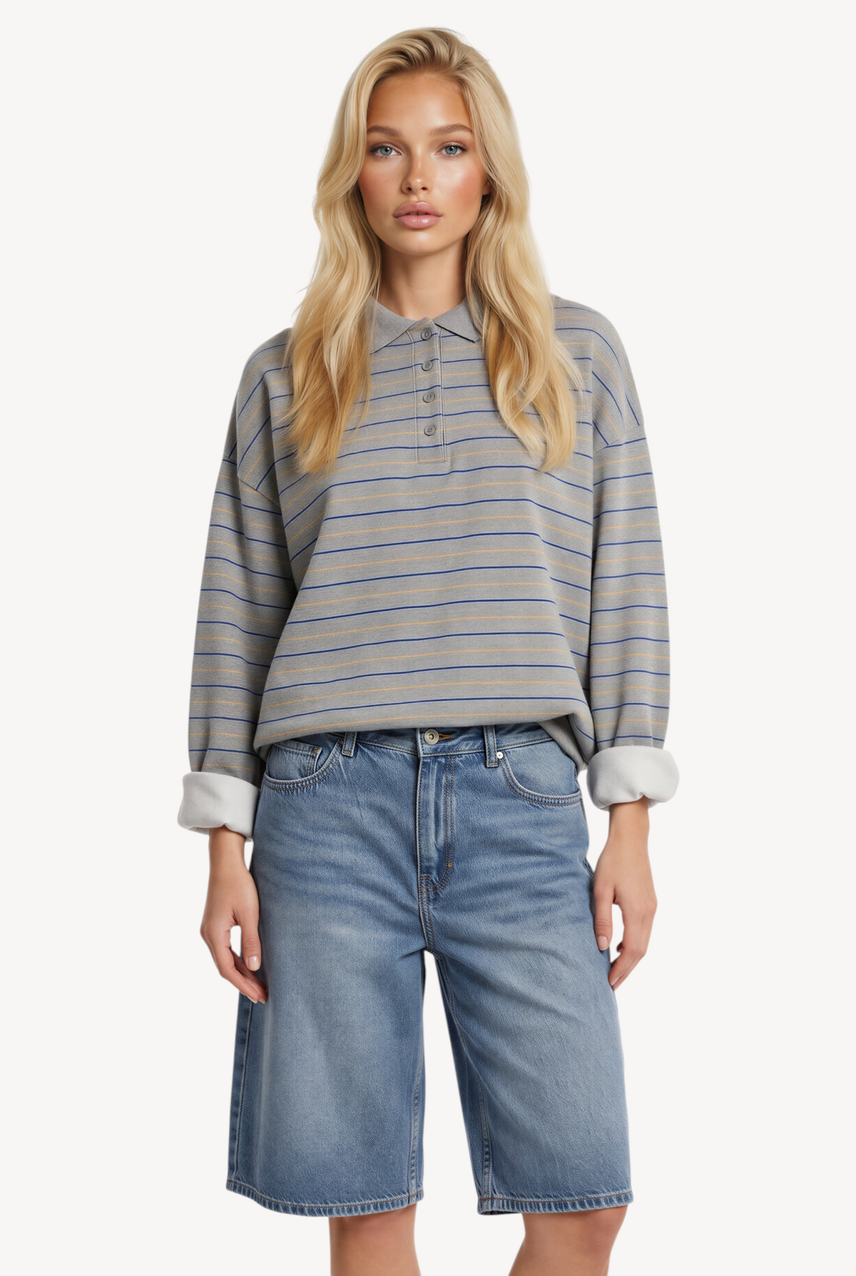 Hour Stripe Polo