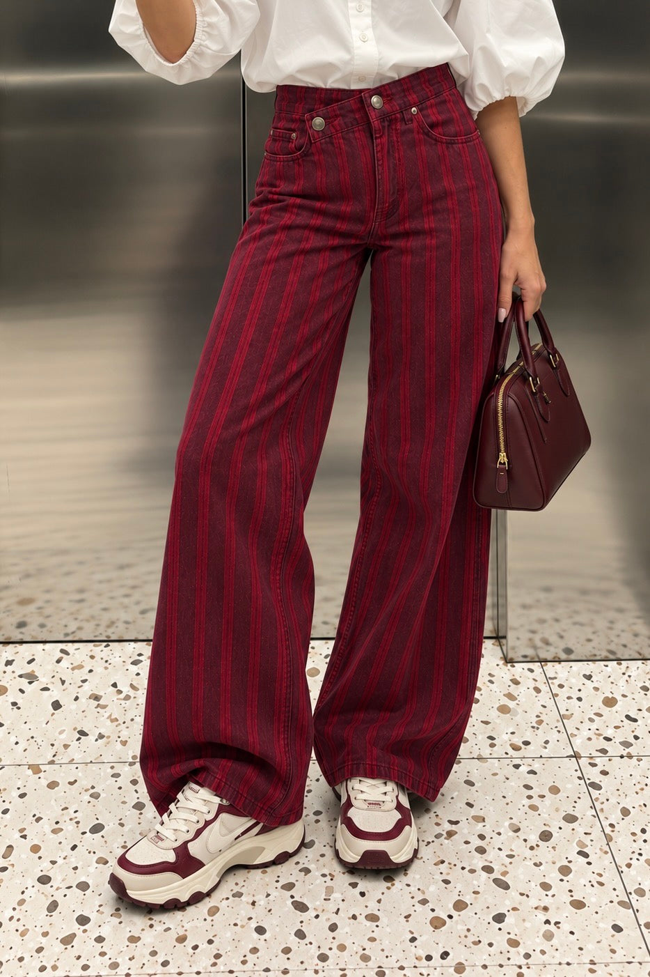 Late Checkout Stripe Jeans