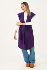 Mona Gilet - Dark Purple