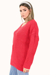Asma Sweater - Red