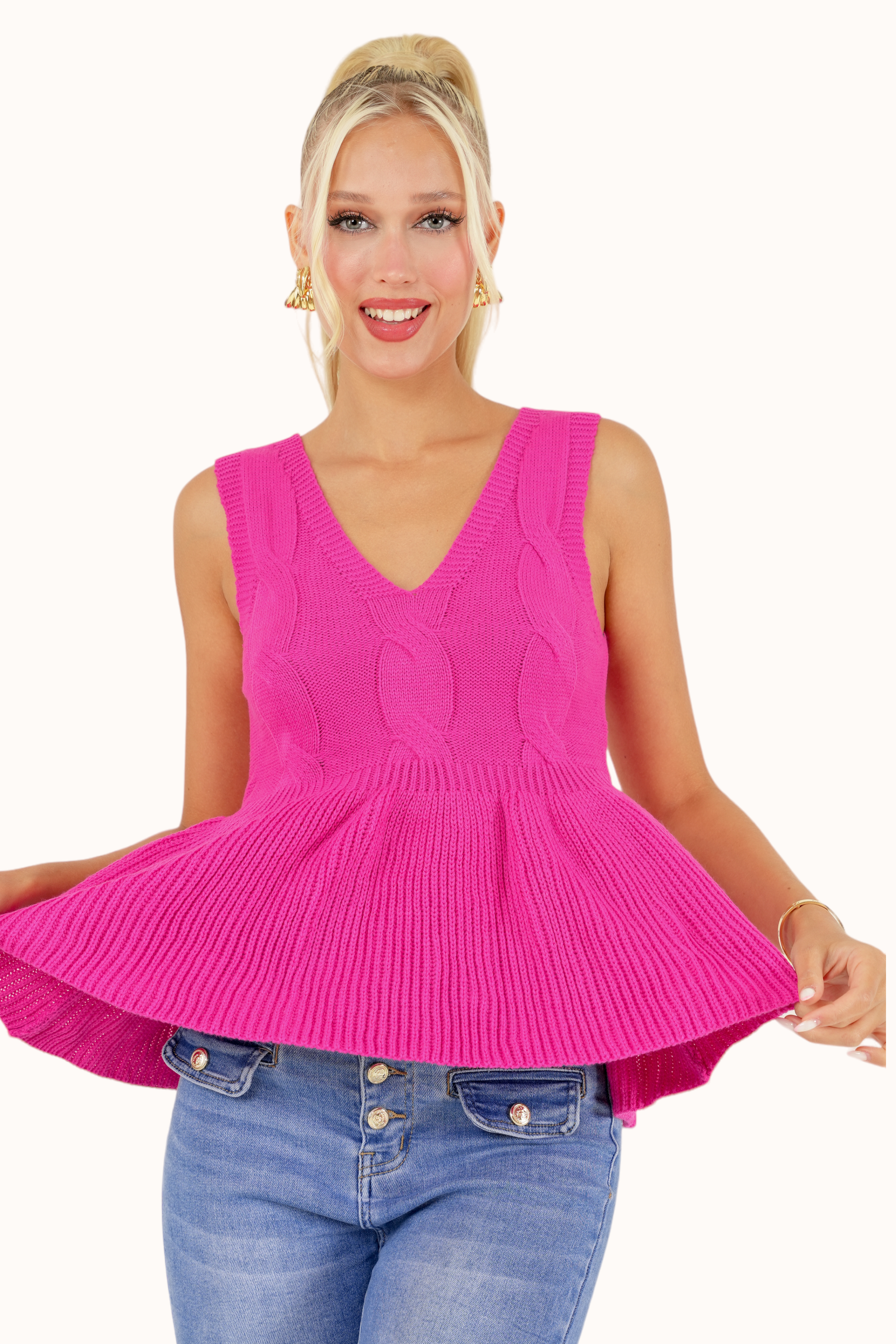 Nancy Top - Fuchsia