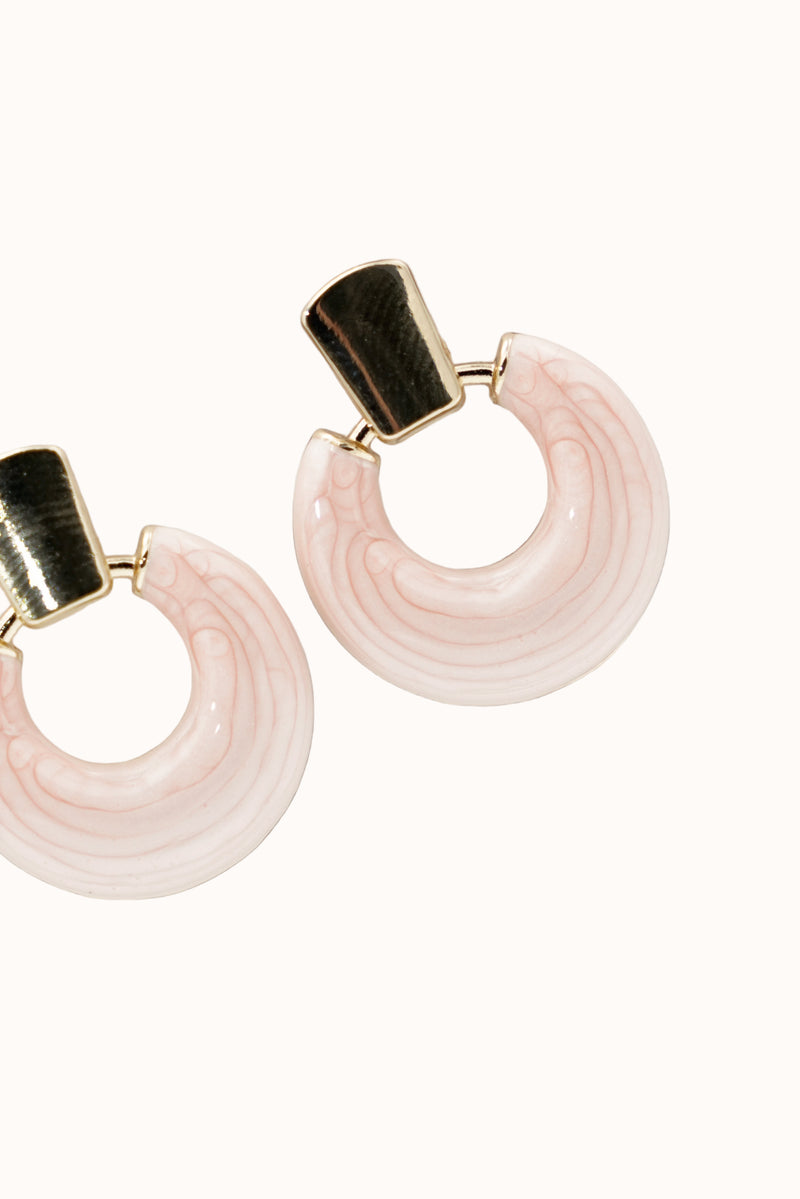 Angie Earrings - Peach